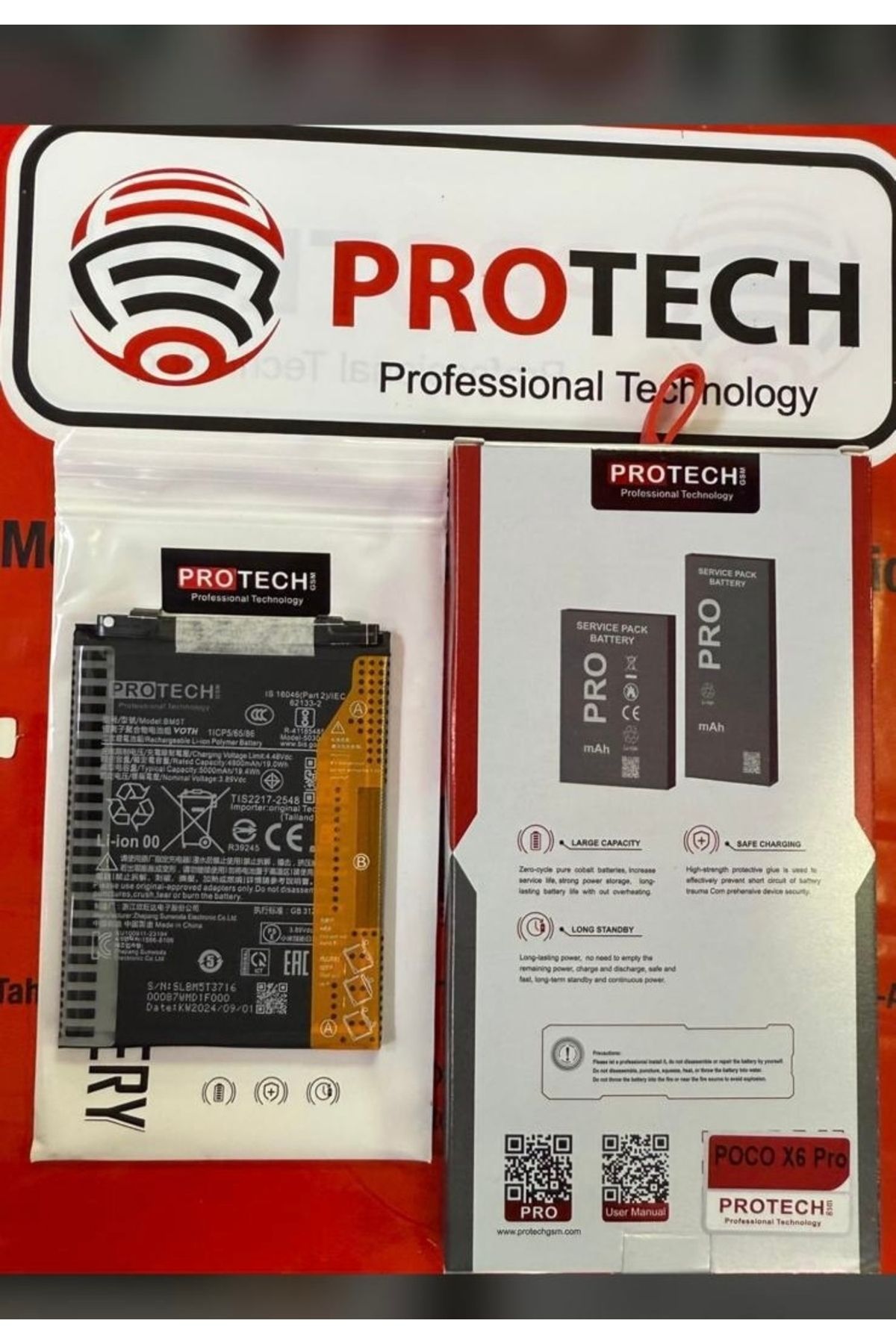 shop AZURTECH POCO X6 PRO BATARYA