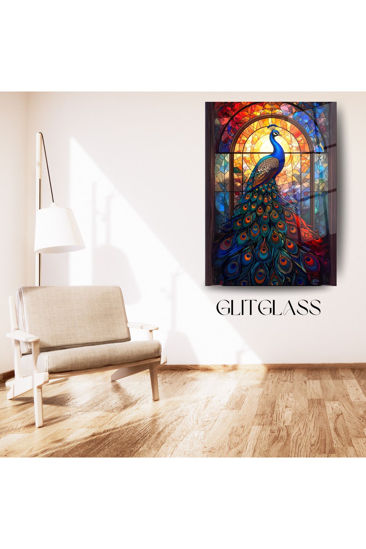 Glit Glass Cam Tablo - Sanatın Sessiz Gücü