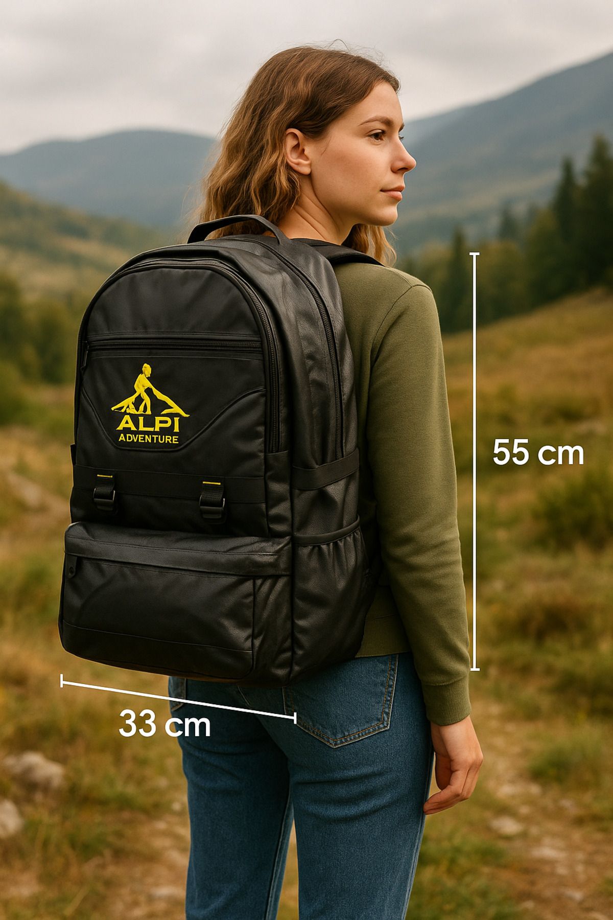 Satuna Büyük Boy Su Geçirmez Outdoor Sırt Çantası – Kamp, Trekking, Dağ ve Doğa Yürüyüşü Çantası (Unisex)