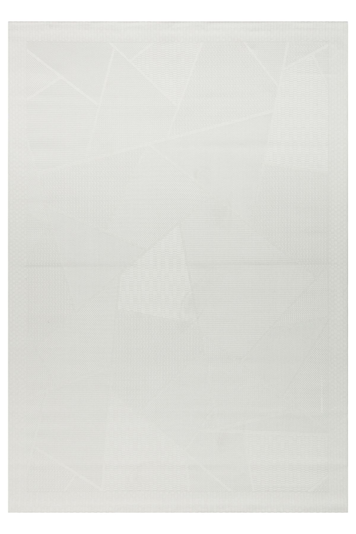 Neşem Halı Boutique Mono Lux MNO LUX 01 Grey Yıkanabilir Kaymaz Tabanlı Modern Desenlere Sahip İnce Halı