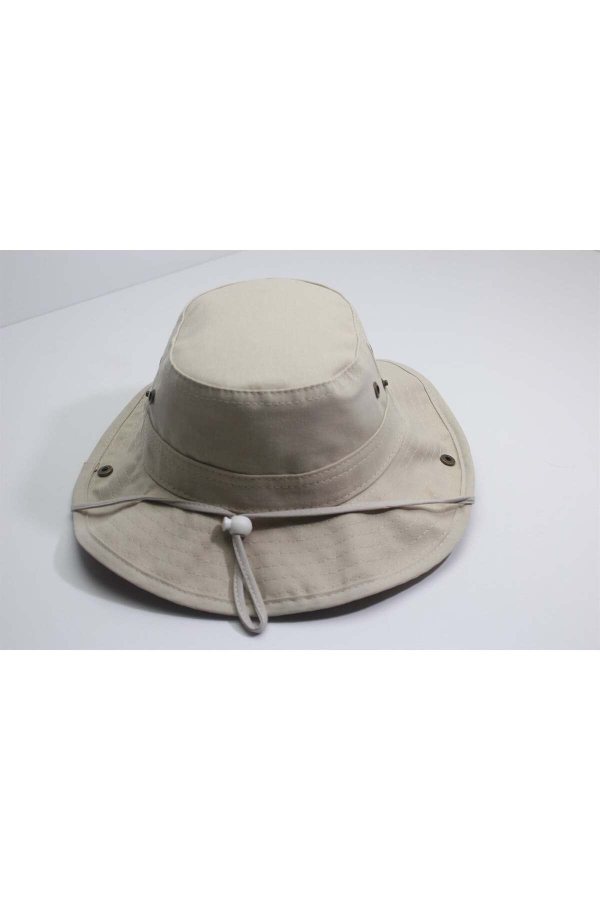 Poyraz Şapka Unisex Katlanabilir Safari Şapka – Yazlık, Geniş Kenarlı, Ayarlanabilir Sport Şapka