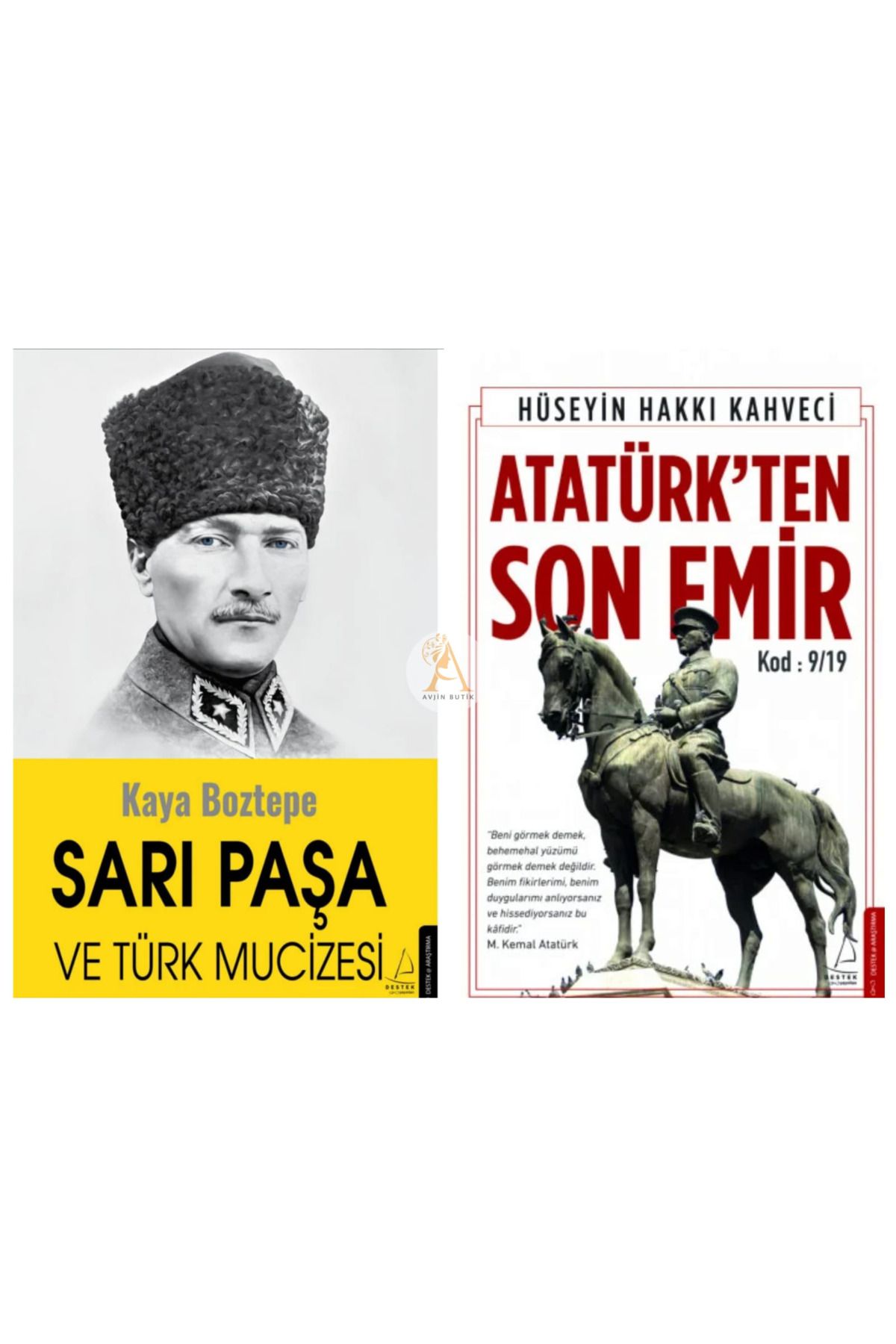 Destek Yayınları Sarı Paşa ve Türk Mucizesi/Atatürk'ten Son Emir/2 Kitap Set