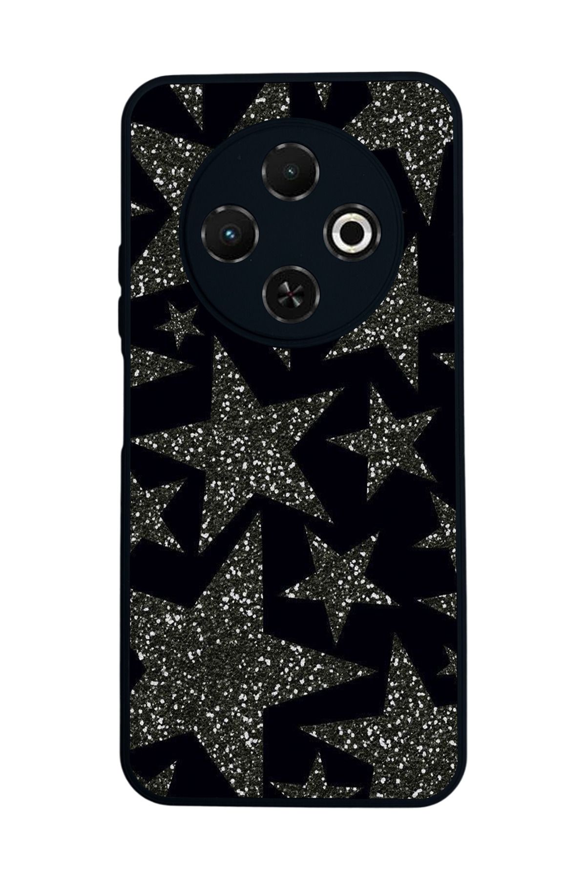 TECNO Spark 30C Mat Uyumlu Siyah Kılıf – Yumuşak Silikon, Koruyucu, Şok Emici Kapak