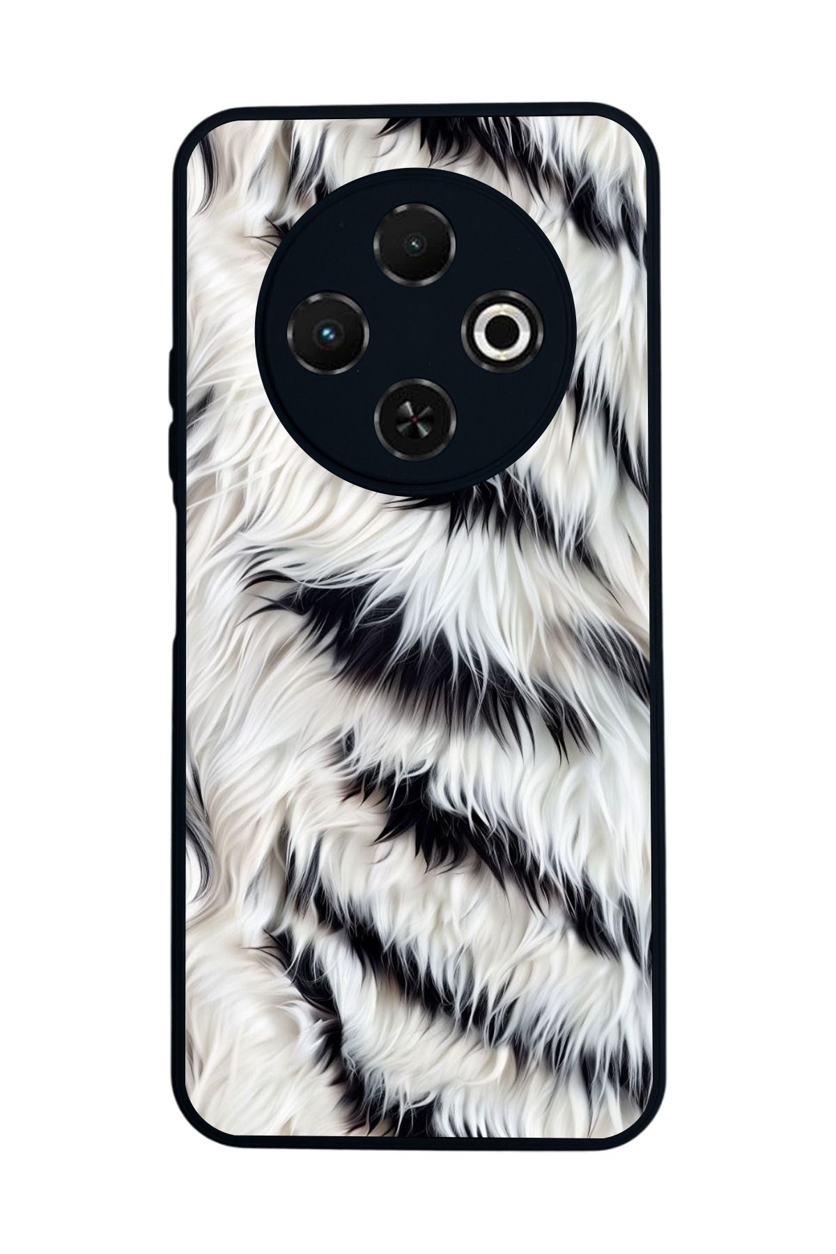 TECNO Spark 30C Mat Uyumlu Siyah Kılıf – Yumuşak Silikon, Koruyucu, Şok Emici Kapak
