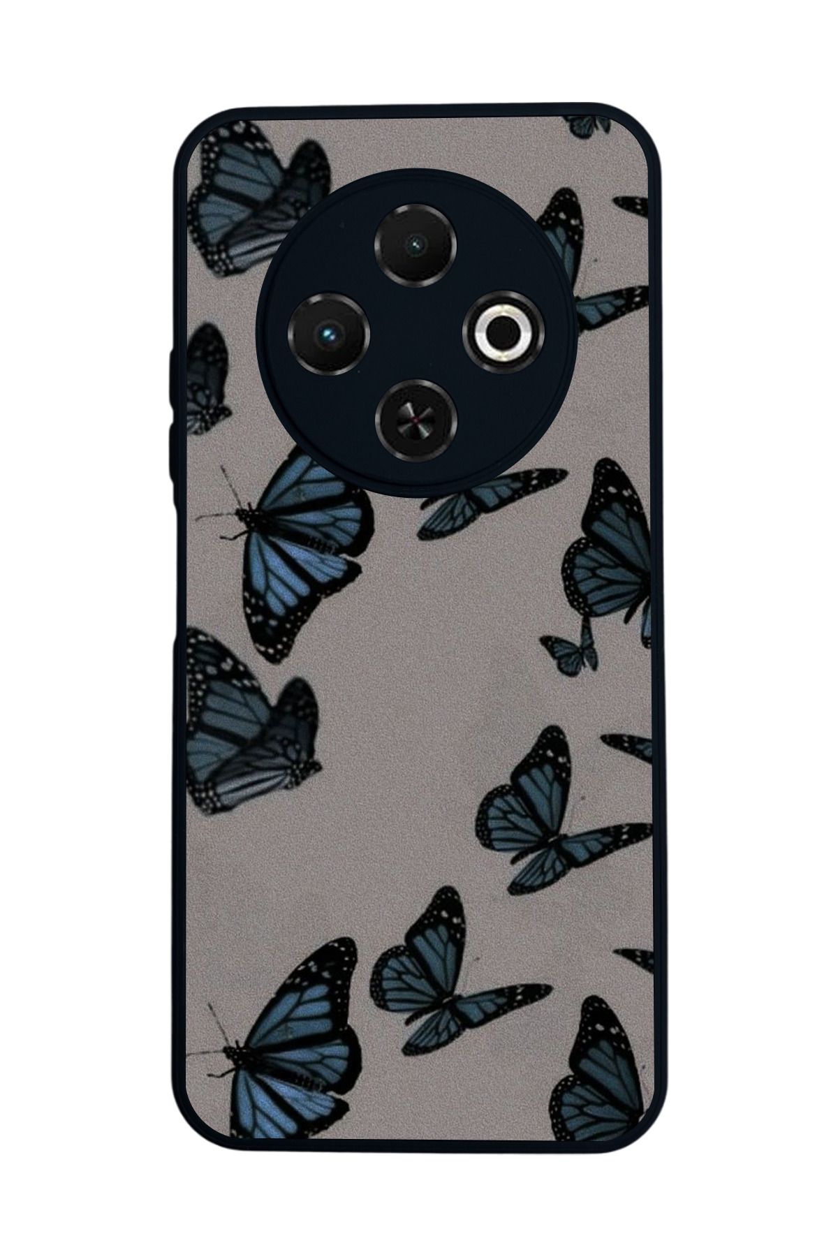 TECNO Spark 30C Mat Uyumlu Siyah Kılıf – Yumuşak Silikon, Koruyucu, Şok Emici Kapak