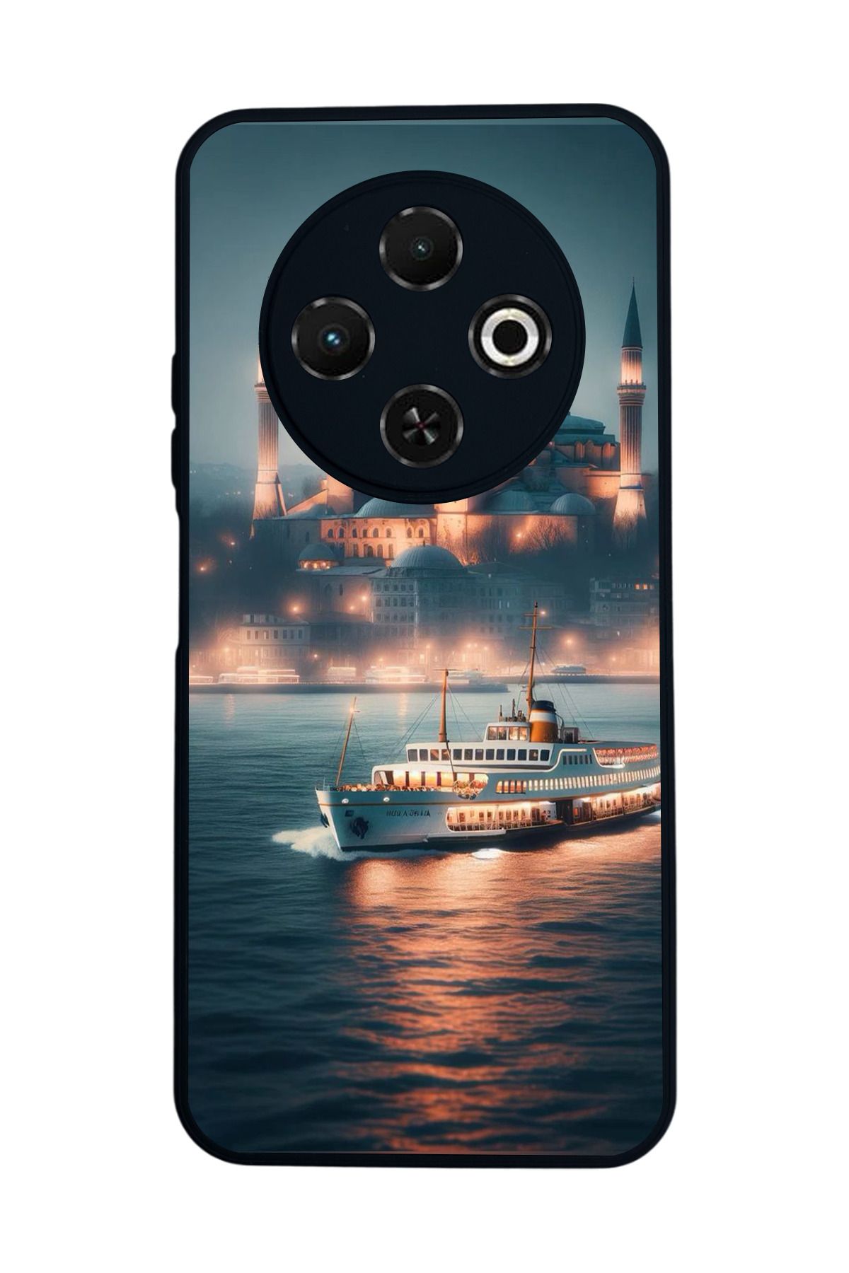 TECNO Spark 30C Mat Uyumlu Siyah Kılıf – Yumuşak Silikon, Koruyucu, Şok Emici Kapak