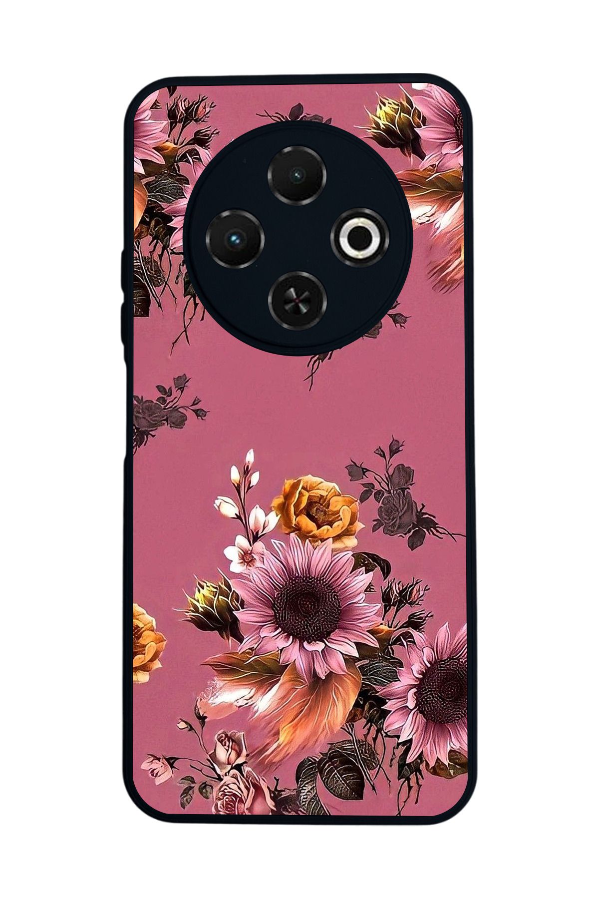 TECNO Spark 30C Mat Uyumlu Siyah Kılıf – Yumuşak Silikon, Koruyucu, Şok Emici Kapak