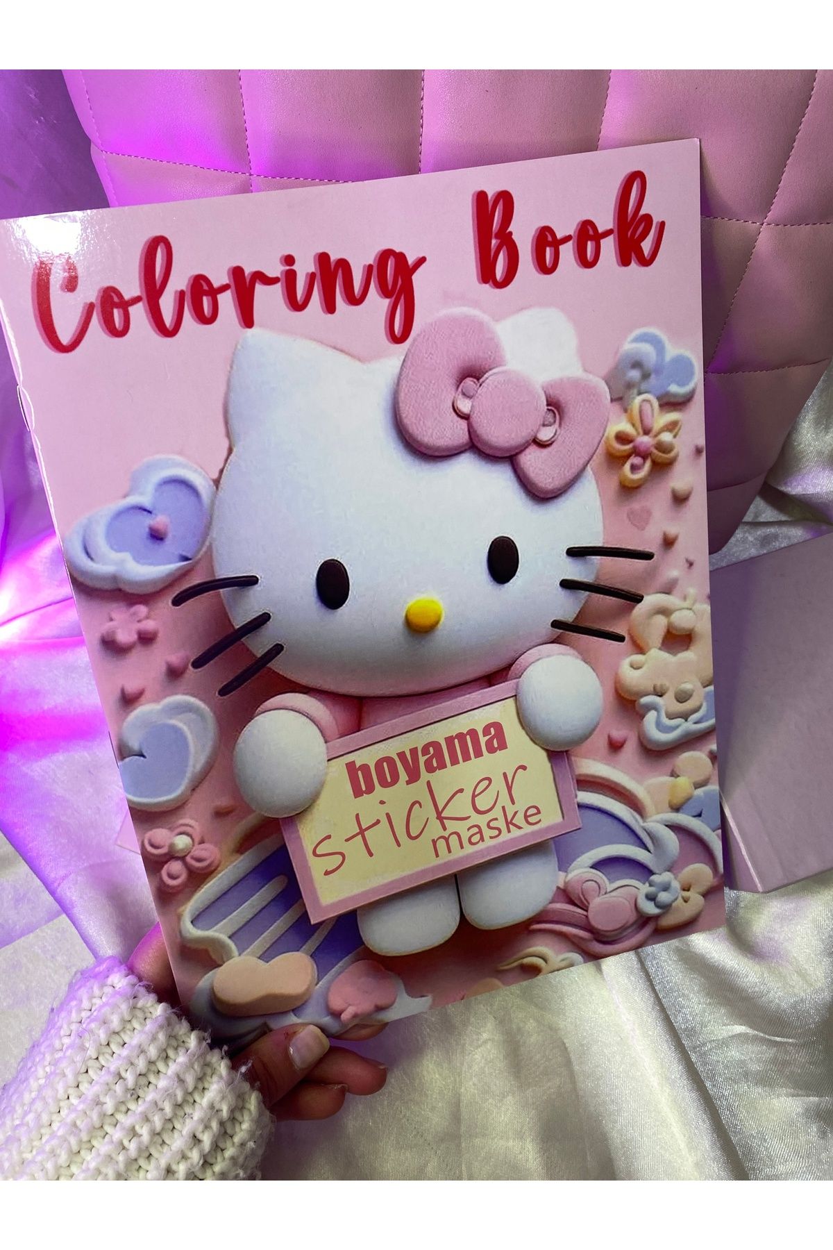 TATLIŞ sticker ve maske hediyeli boyama kitabı