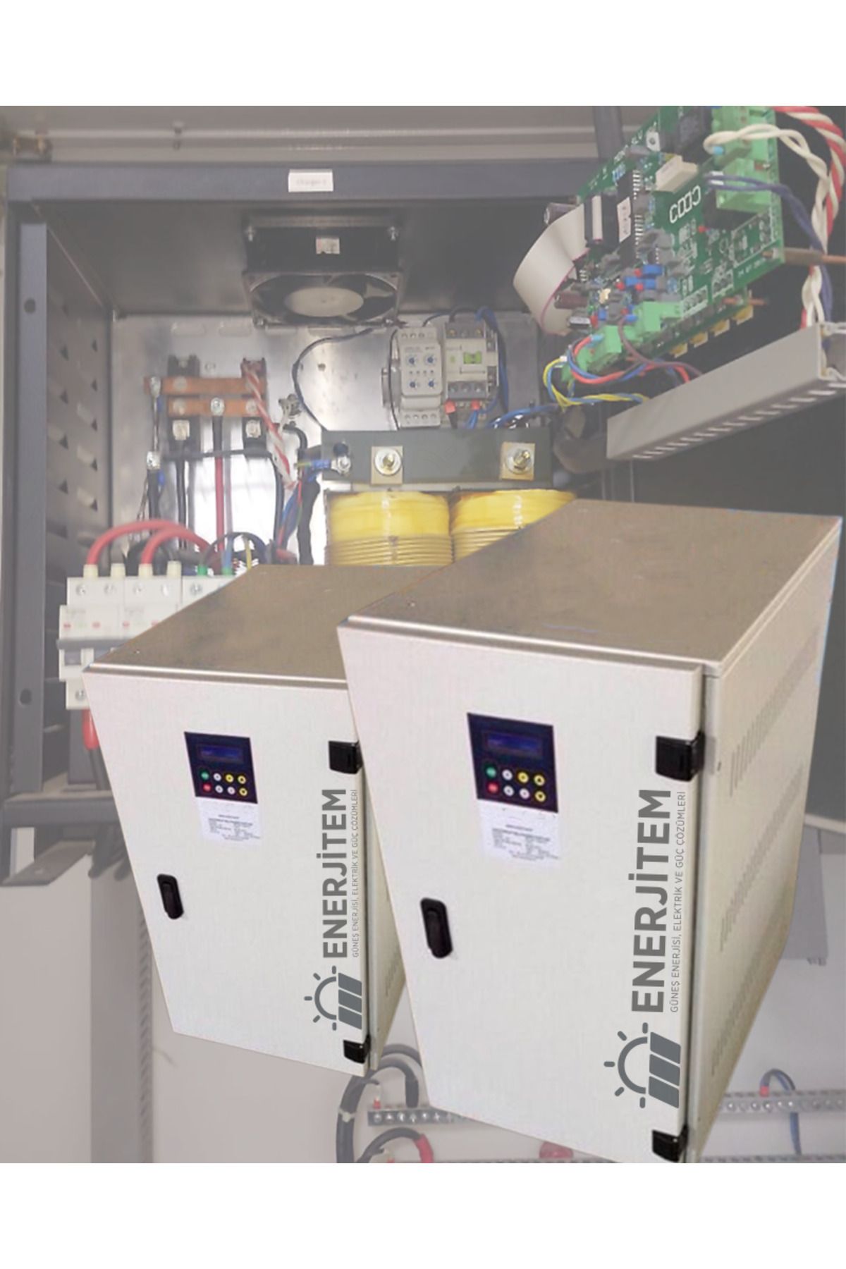 ENERJİTEM Trifaze Redresör(Rectifier),battery Charger, 380 Vac Giriş/24 Vdc 150 Ah Çıkış