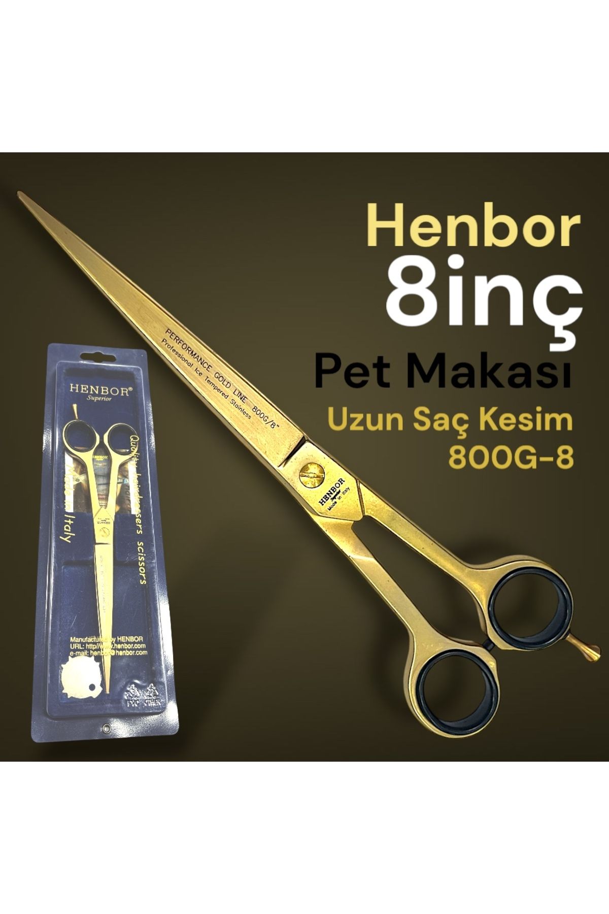 Henbor Pet Makası 8 İnç