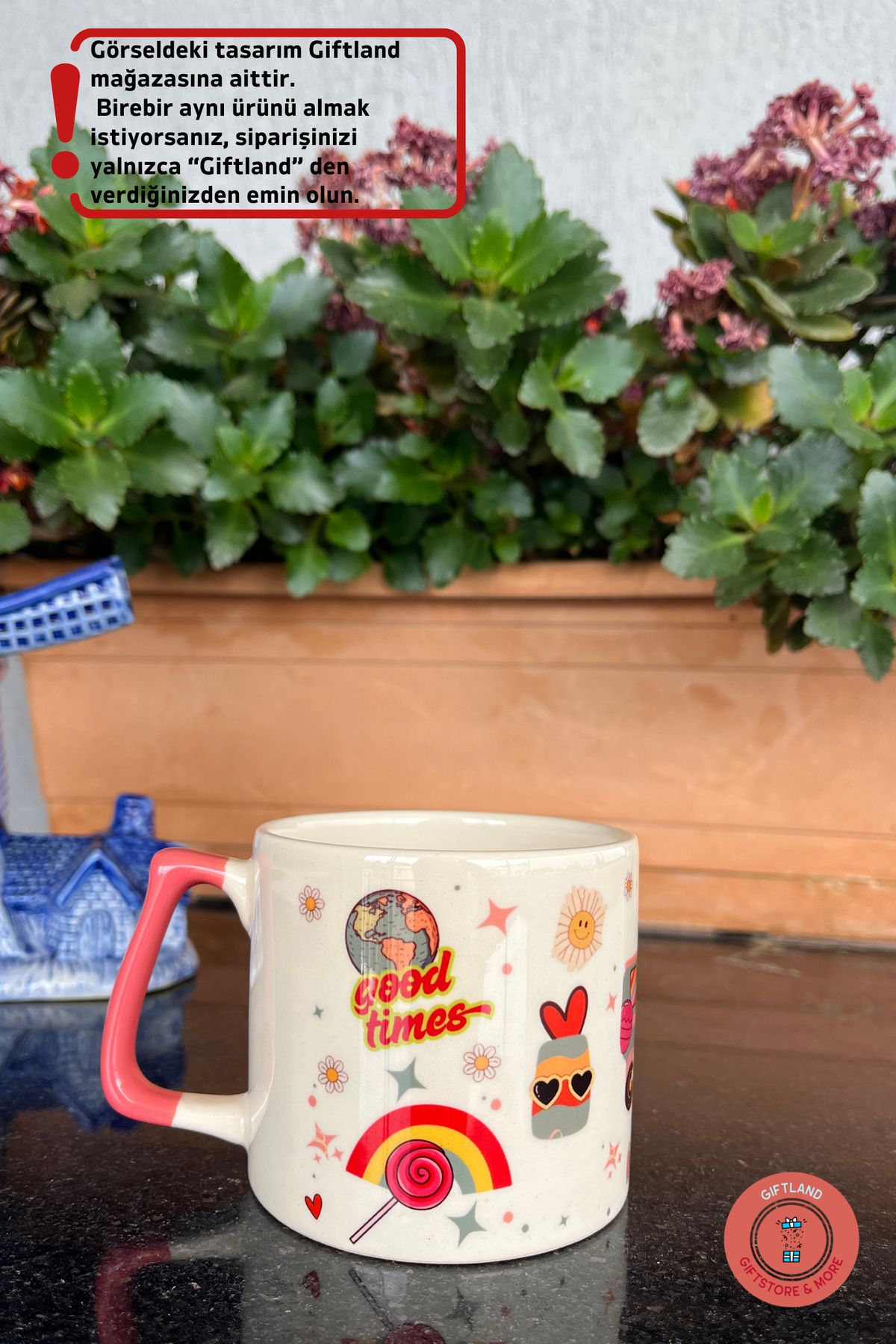 giftland giftstore more Peace & Positivity Mug Hediyelik Kupa