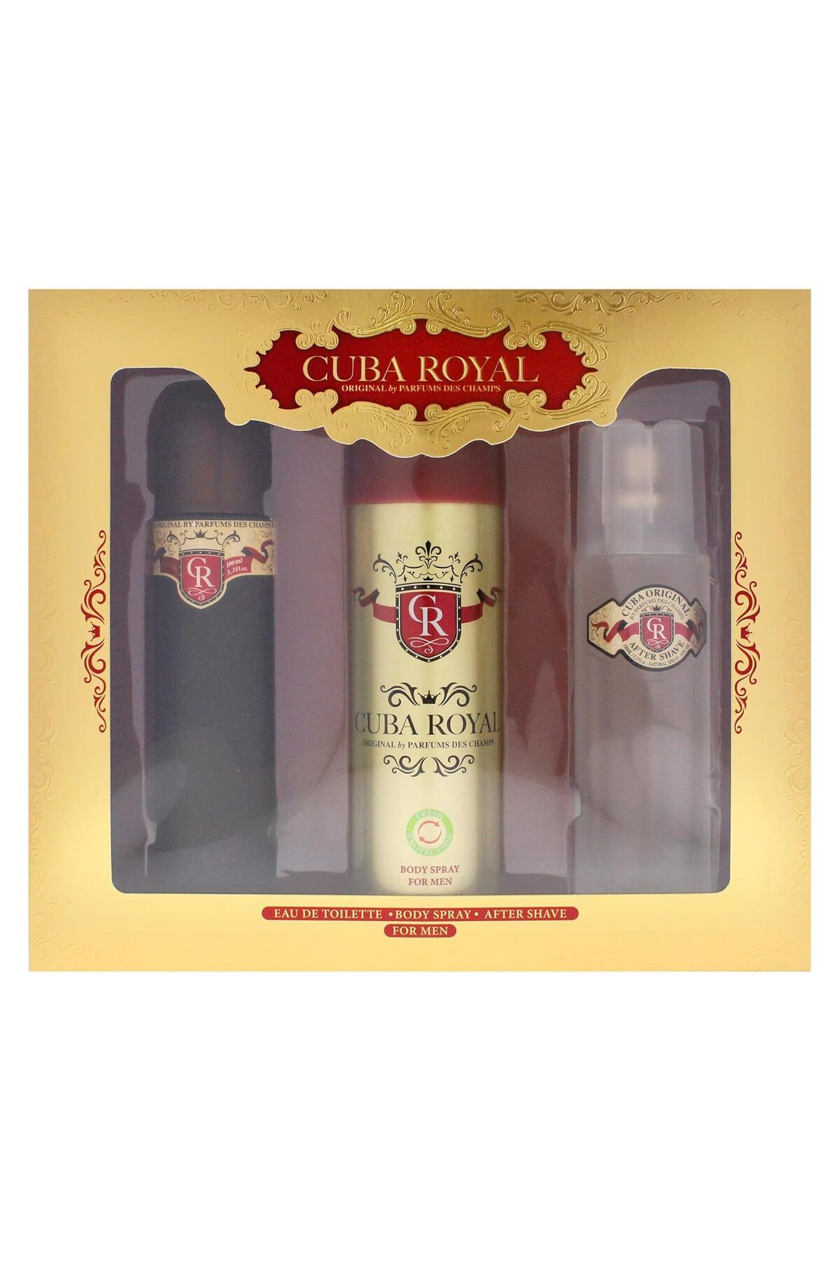 Cuba Royal EDT 100 ml + AS 100 ml + DEO VAPO 200 ml Erkek Parfüm Seti