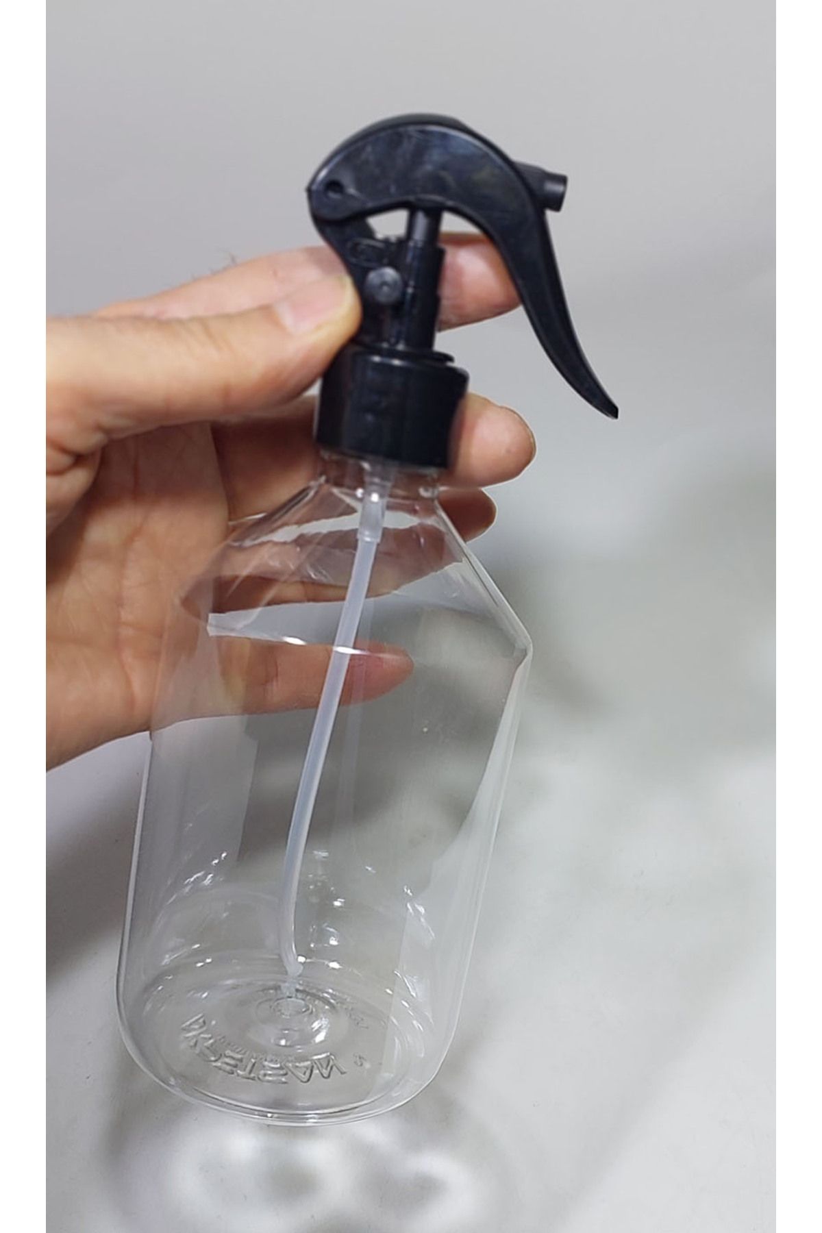 Durucam 24 Adet Boş Fısfıs Sprey Şişesi 500 ml siyah spreyli Püskürtmeli