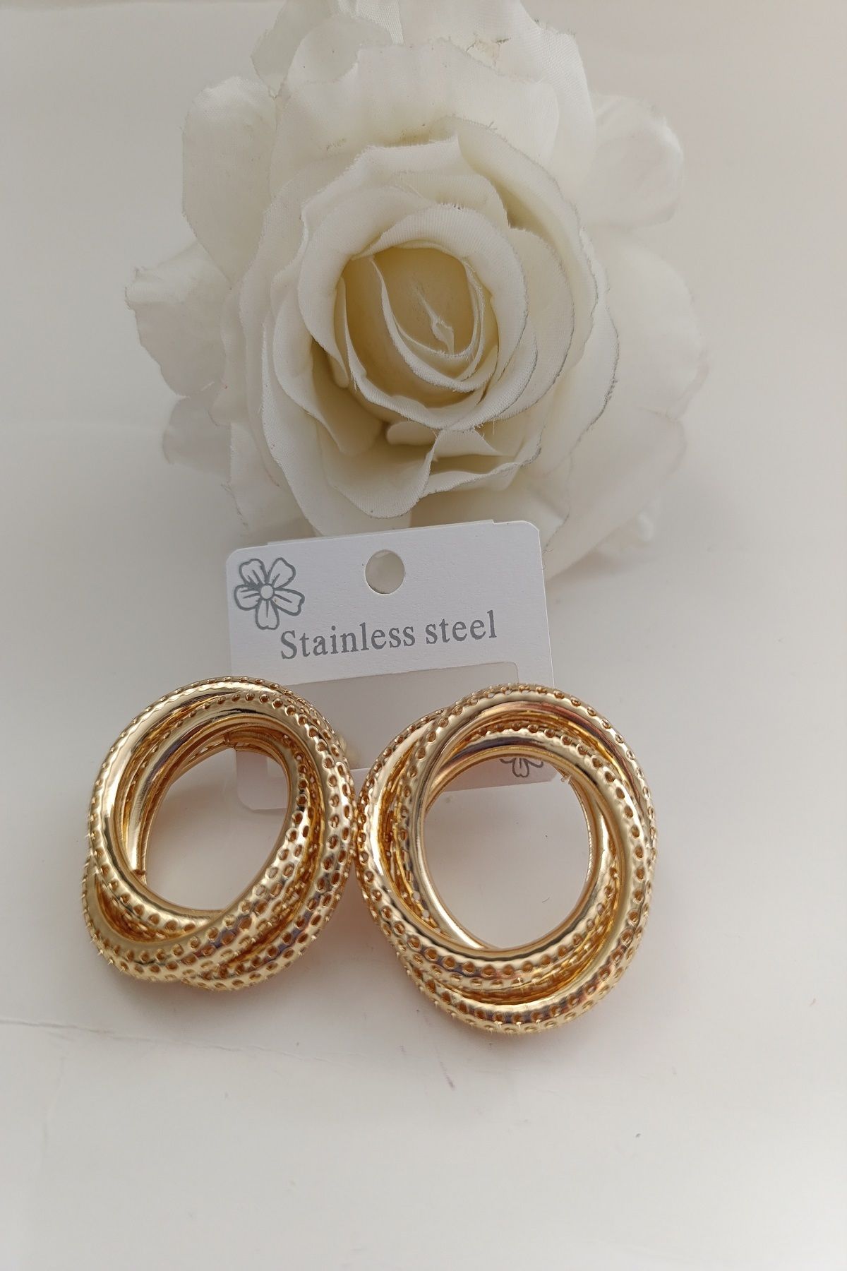 MARZELLA ACCESSORİES çelik halka küpe