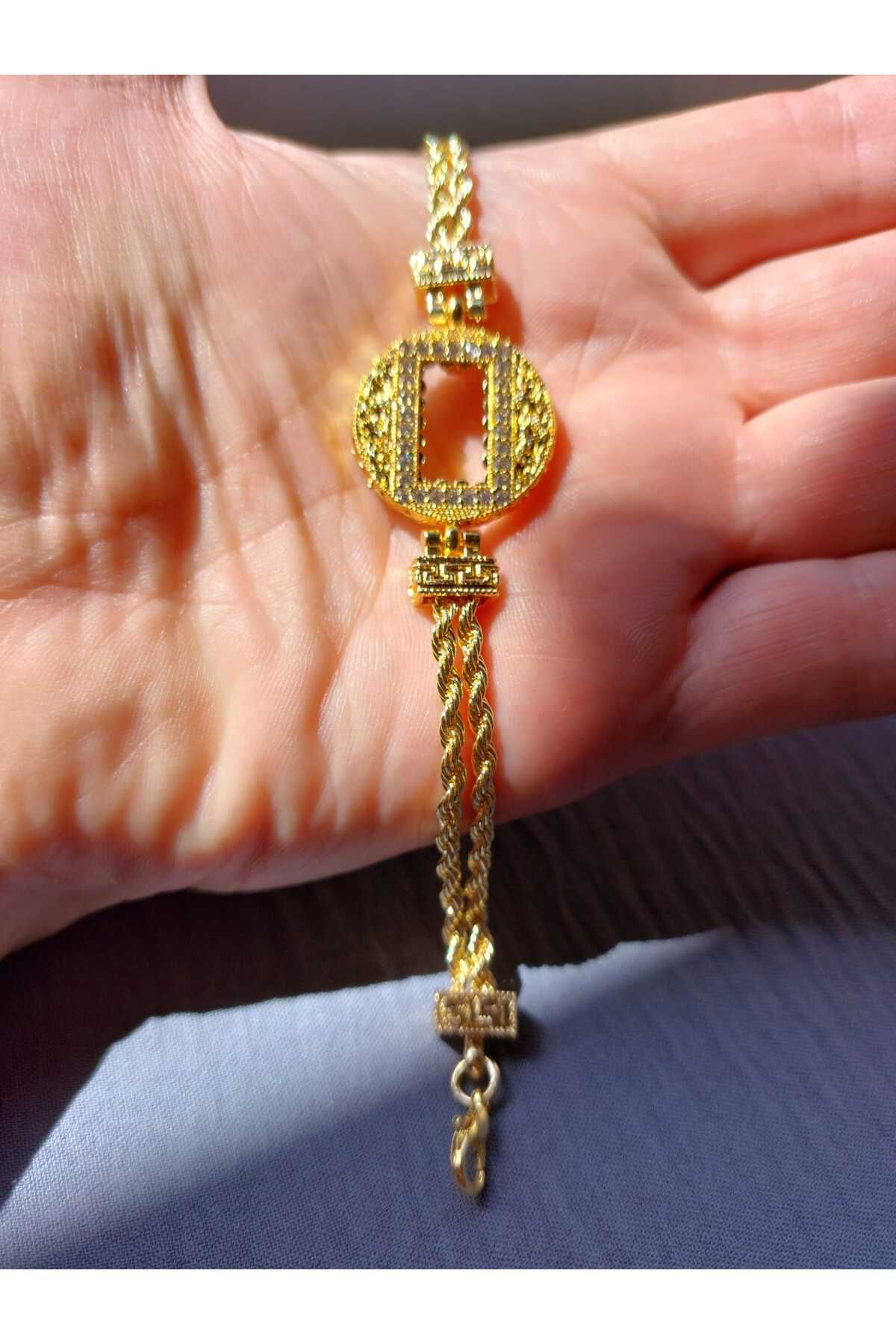 GEZERGOLD TAKI ''GARAM '' Uyumlu künye bilekllik 24ayar kaplama