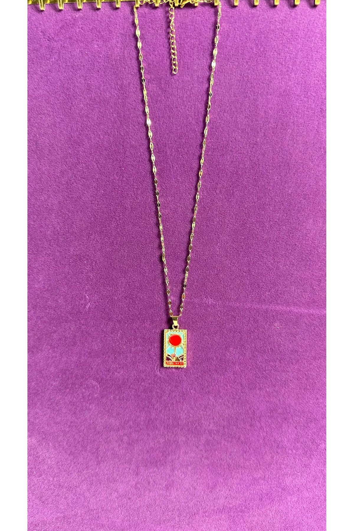 Butik Çelik Tarot Kolye