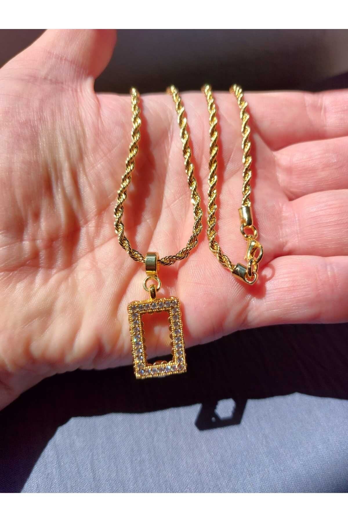 GEZERGOLD TAKI ''gram'' Uyumlu Kolye 60cm 995gr 24ayar Kaplama