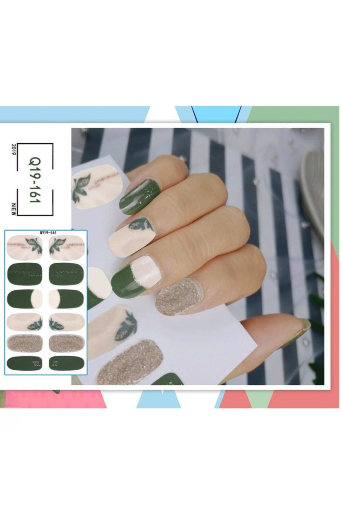 Sibelon Yeni Nesil Tırnak Sticker - Nail Art