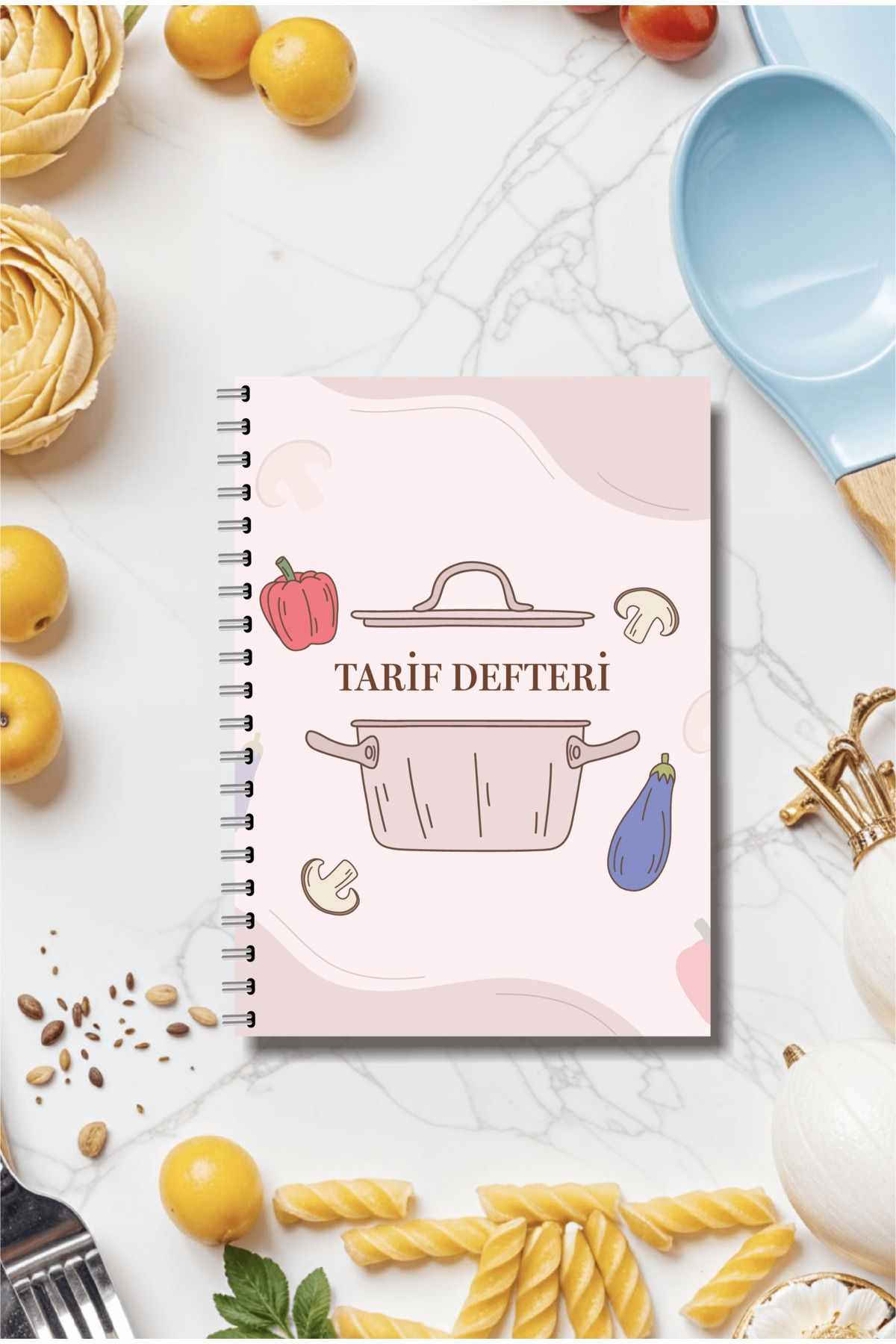 BULUT DİJİTAL YEMEK TARİF DEFTER /100 YAPRAK /15cm x 21cm