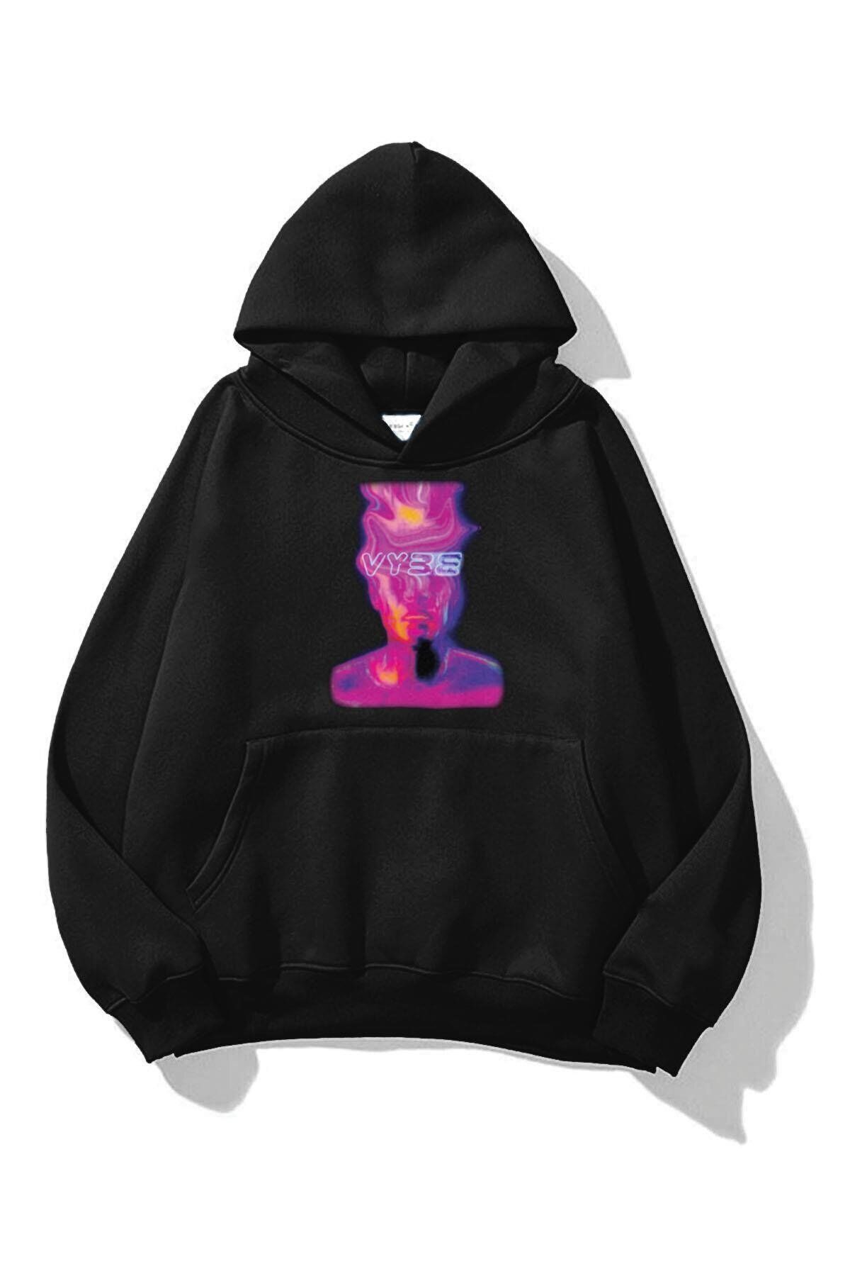 Boi Unisex Vybe Sweatshirt Siyah