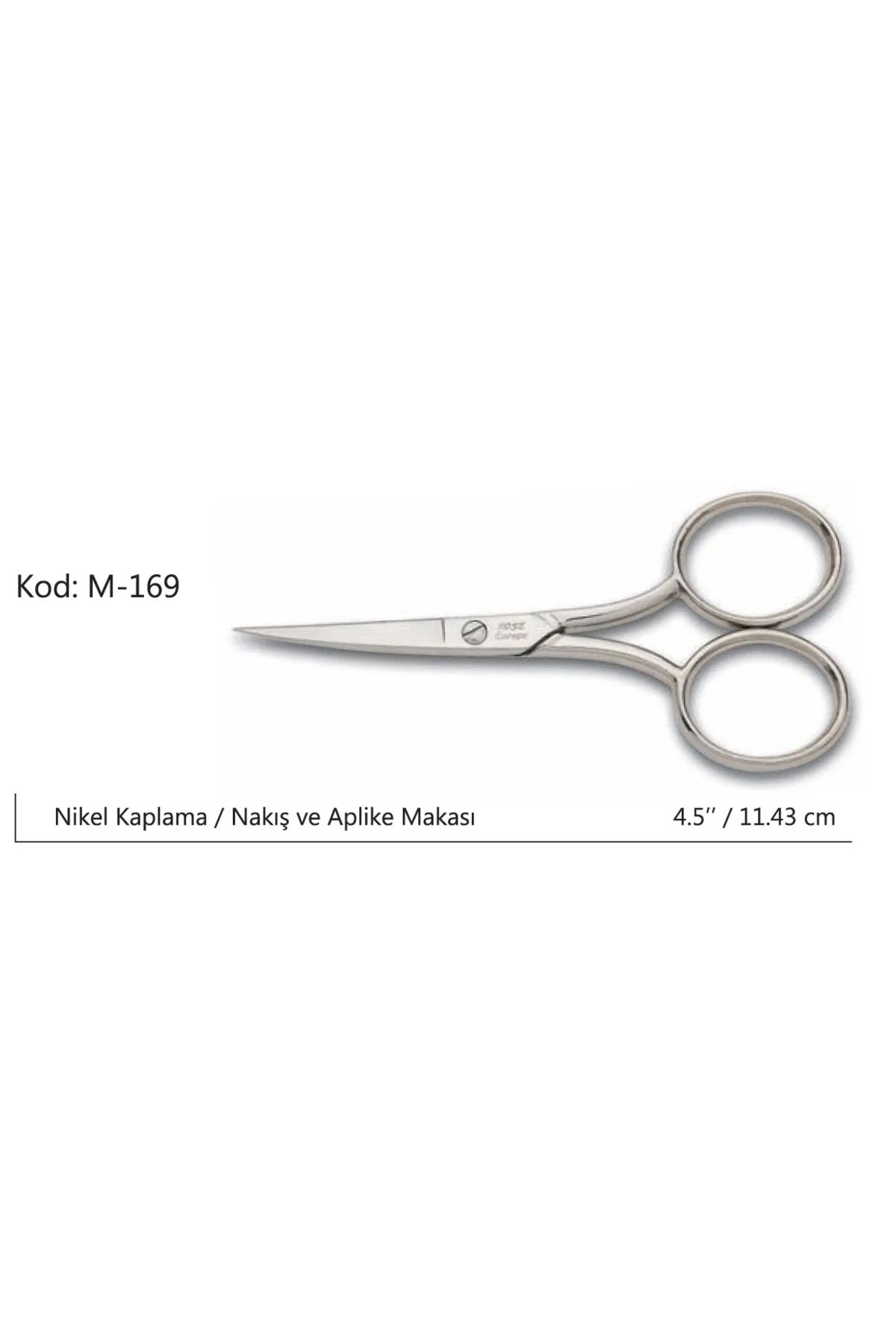 No8 Home Europe Az Kalın Nakış Makası Süper Kalite No:4,5 11,43 Cm