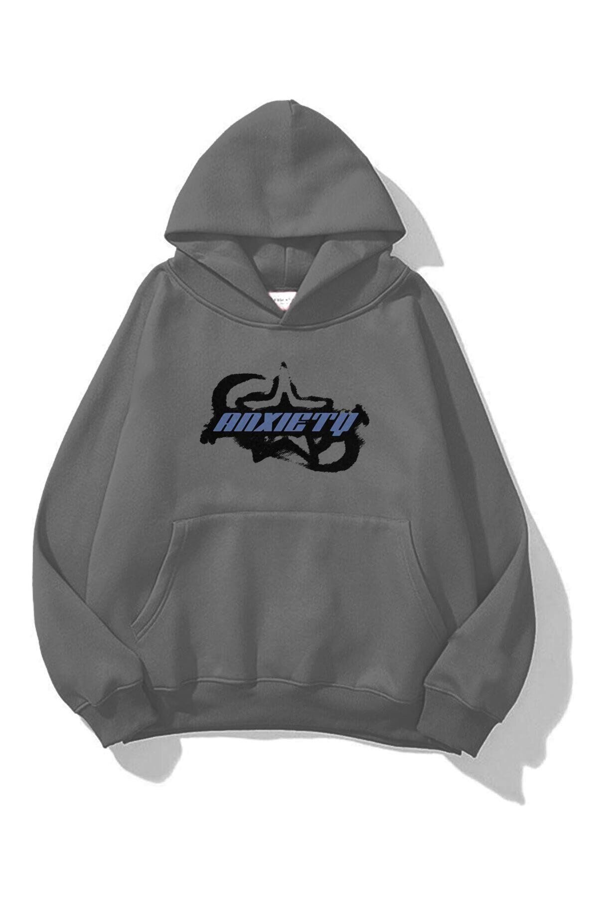 Boi Unisex Anxiety Sweatshirt Antrasit