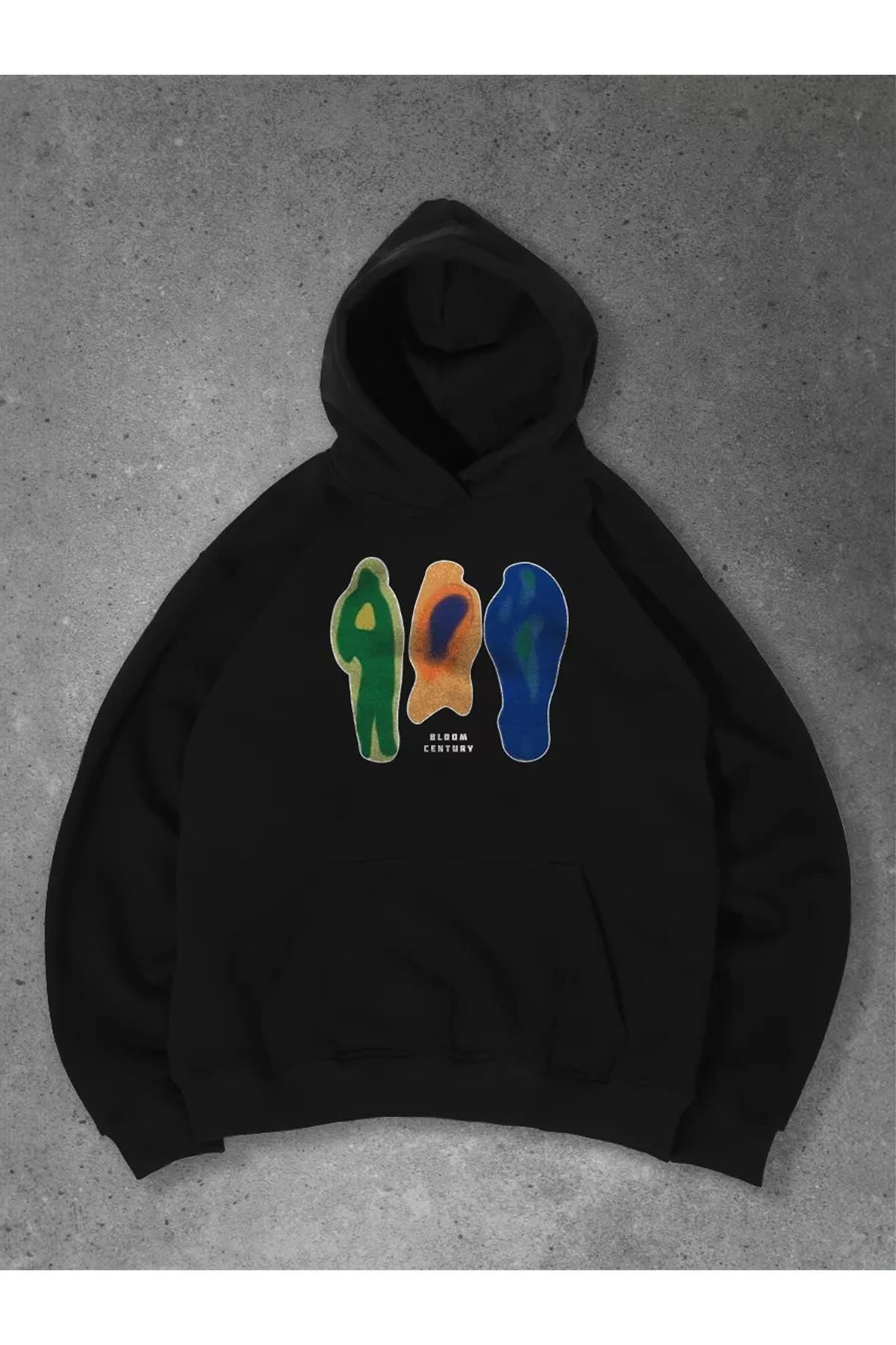 Boi Unisex Thermal Sweatshirt Siyah