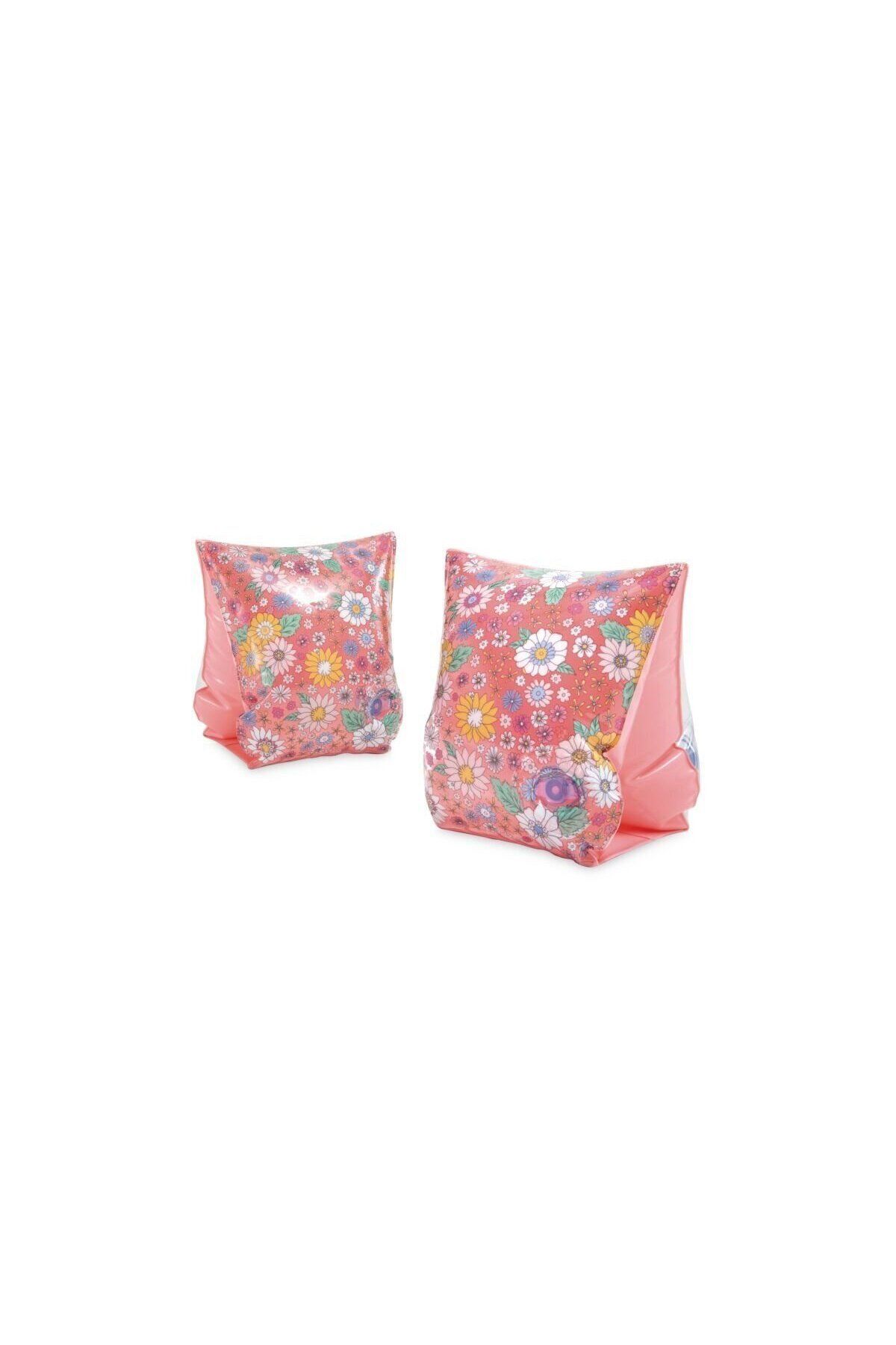 merland benvecocuk IK56669 Intex Çiçek Desenli Kolluk 23x15 cm 3-6 Yaş