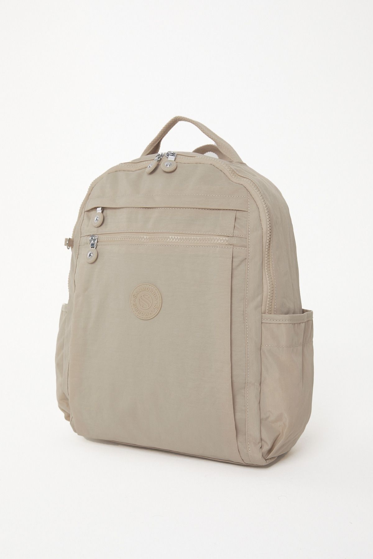 OLDSO Sanmorris Unisex Suya Dayanıklı Krinkıl Kumaş Çok Gözlü Laptop Okul ve Sırt Çantası 3059