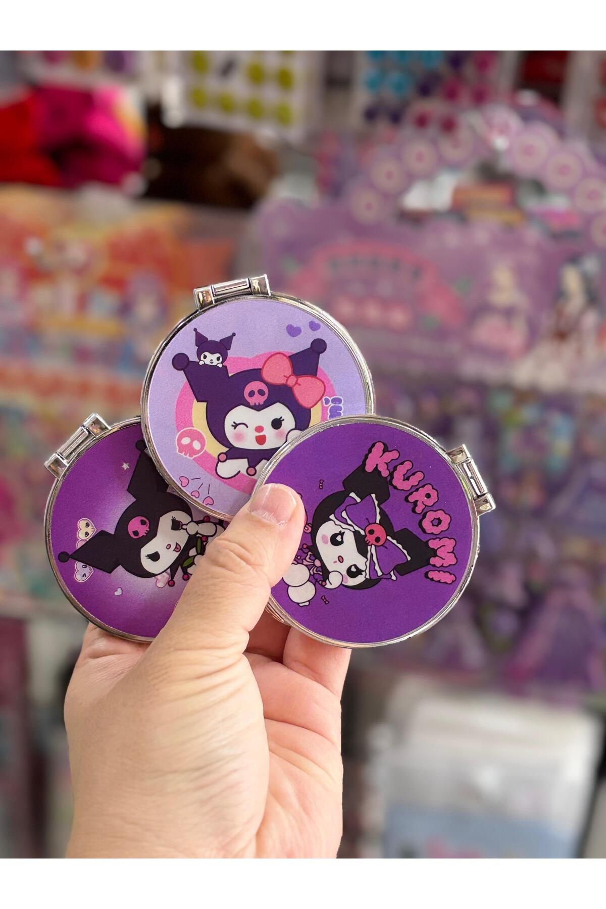 SHOPNEST KUROMI Kız çocuk cep aynası