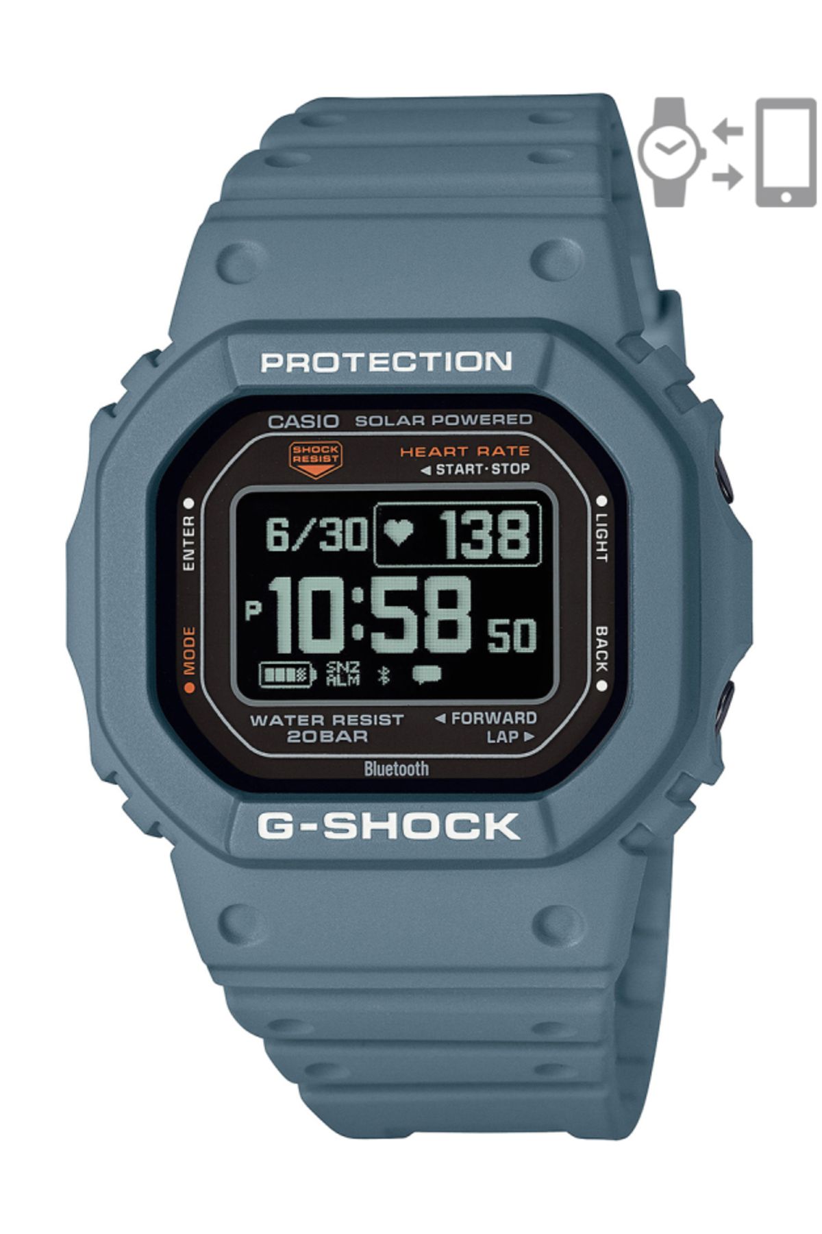 Casio-Men's Watch, Casio G-Shock, G-Squad DW-H5600-2ER 1
