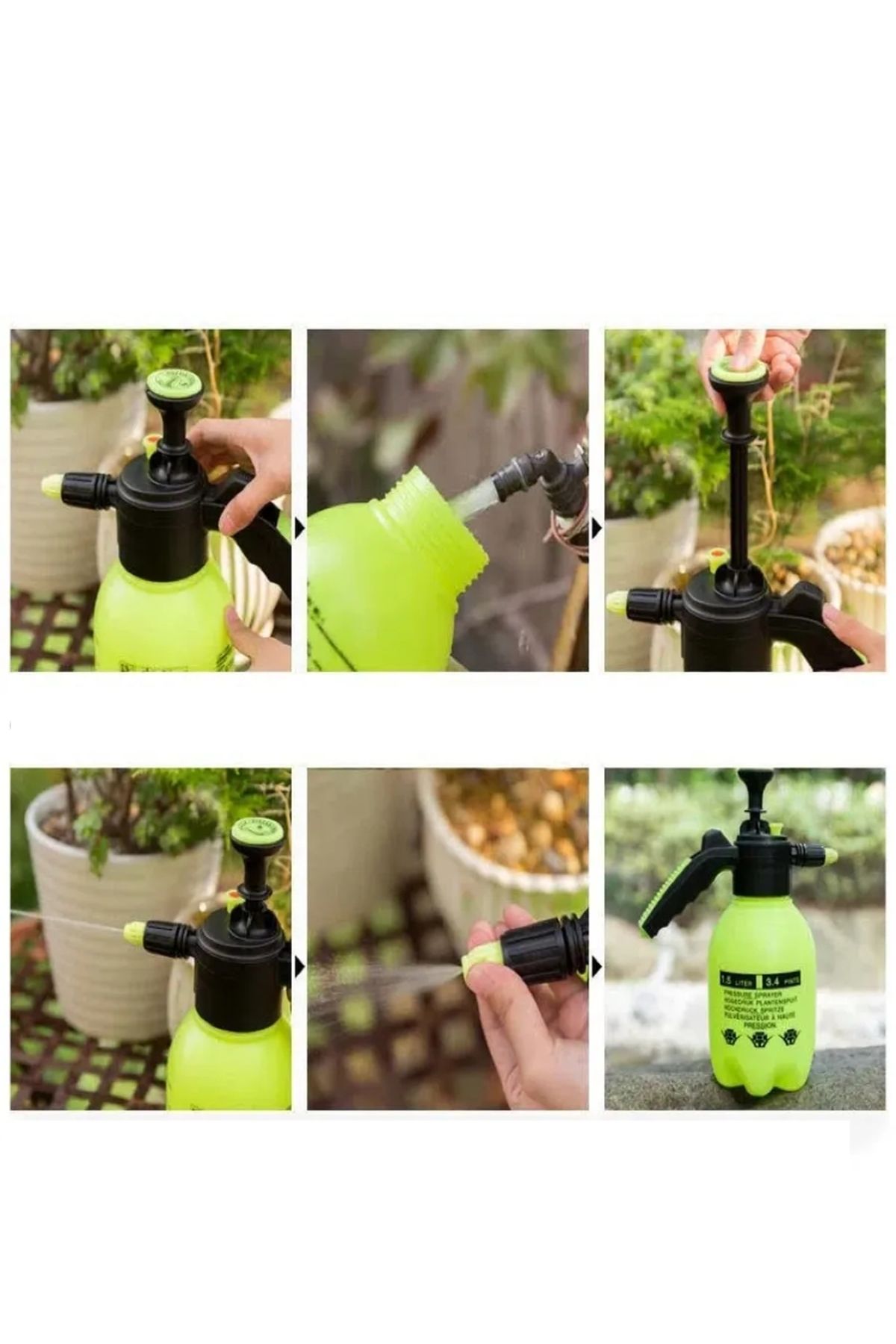 Transformacion-Flower Plant Watering Pressure Spray Pump - Hand Pump 5