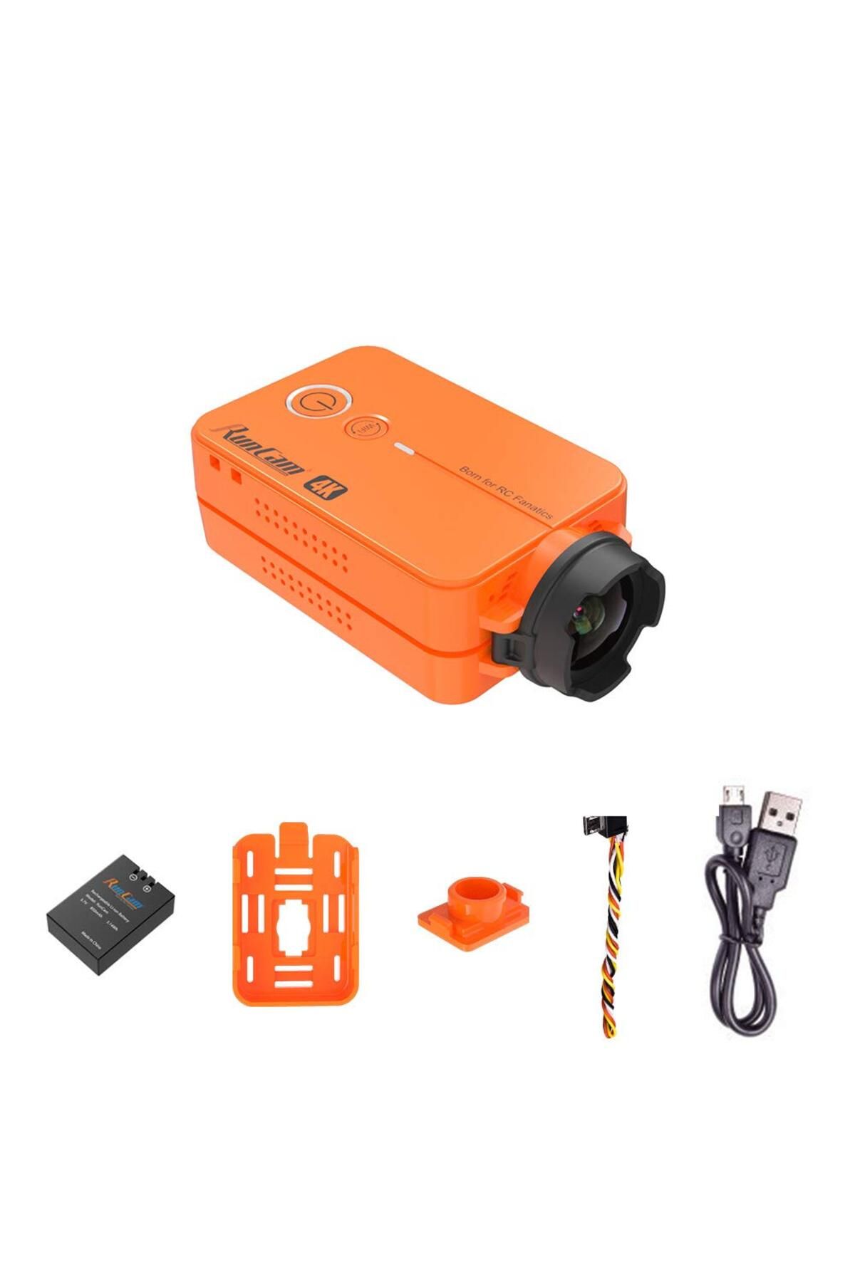 GÜMRÜK BEY RunCam 2 Mini WiFi Aksiyon Spor Açık Hava FPV RC Drone Çekim Açık Hava Kamerası 1080P60fps USB Şarj