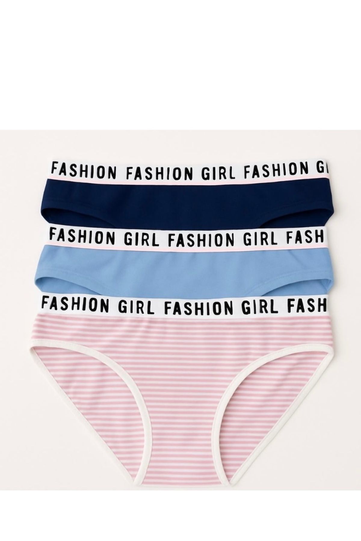 Meryhome tutku 3 lü çok renkli slip külot
