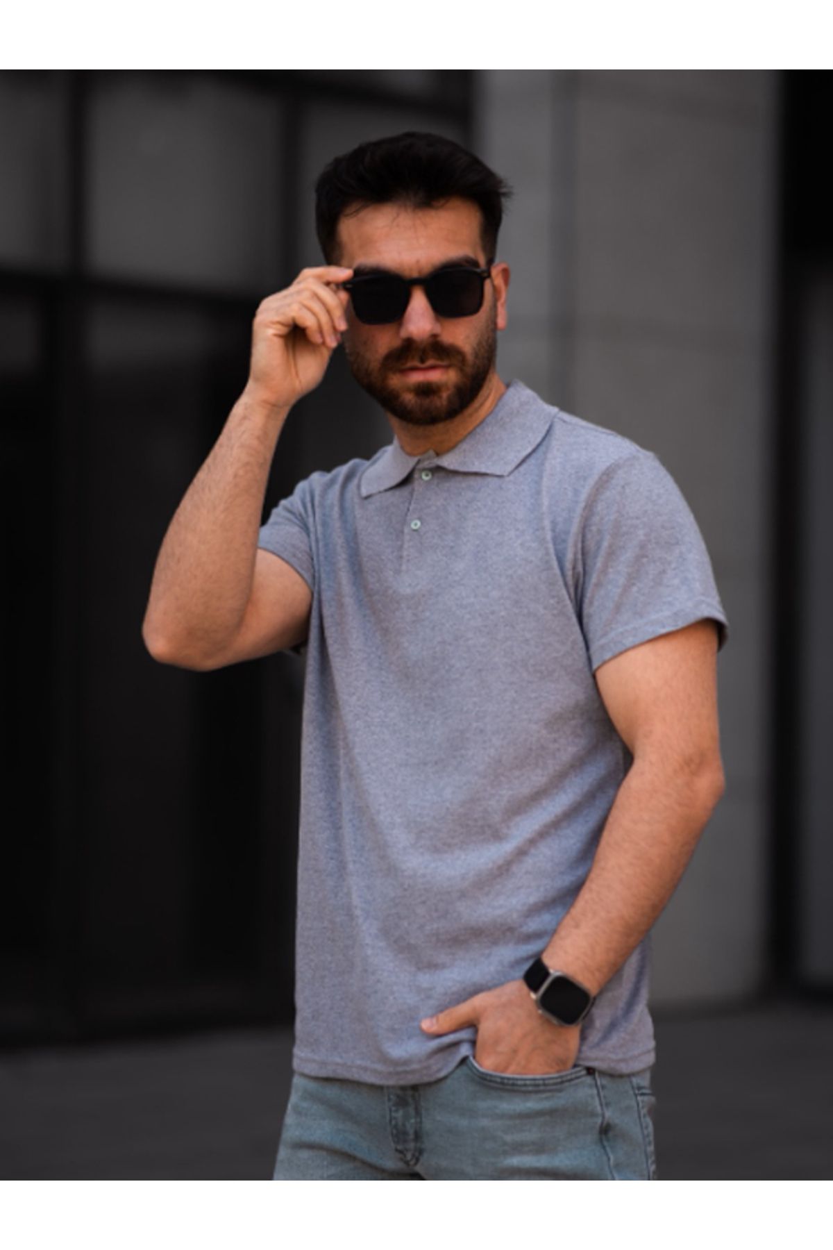 turquatiny Polo Yaka Düğmeli T-Shirt