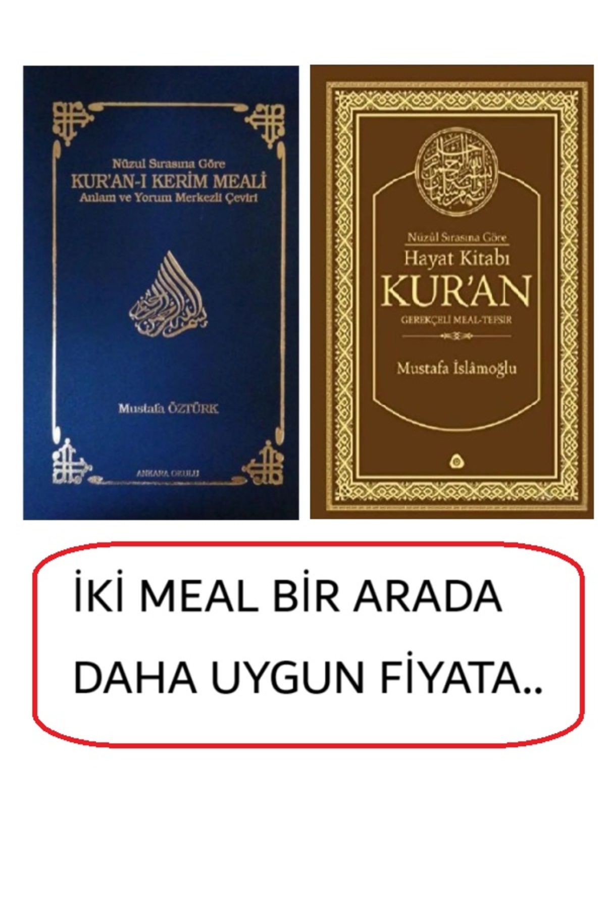 Ankara Okulu Yayınları Mustafa Öztürk - Mustafa İslamoğlu Nüzul Sıralı Meal