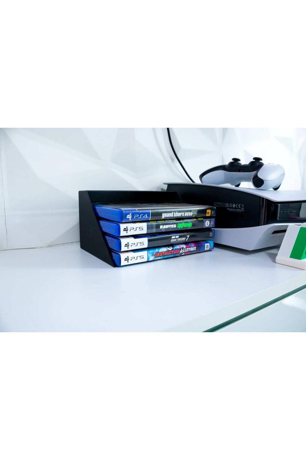 VEMA Ps5 oyun standı Ps4 oyun standı 5 bölmeli.