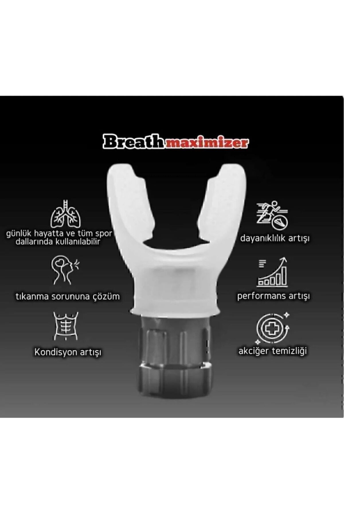 SerenityHaven Nefes Egzersiz Aleti - BreathMaximizer- İron Lung - Seviye Ayarlanabilir Solunum Düzenleyici
