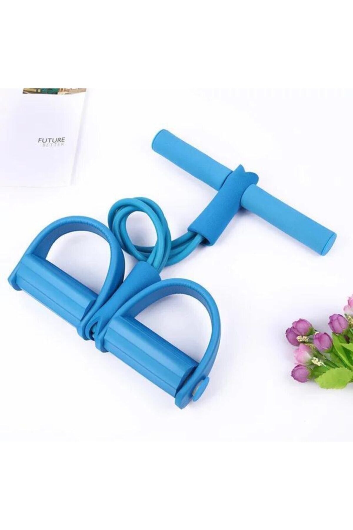 SerenityHaven Body Trimmer Vücut Şekillendirici Egzersiz Karın El Ayak Direnç Lastiği 4 Las...
