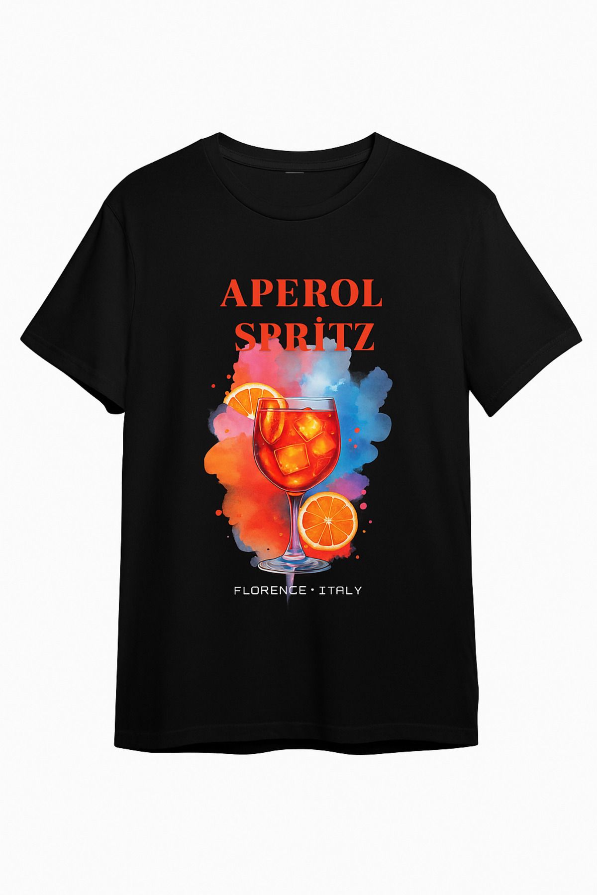 MİHALİÇ Aperol Spritz Tasarımlı T-Shirt