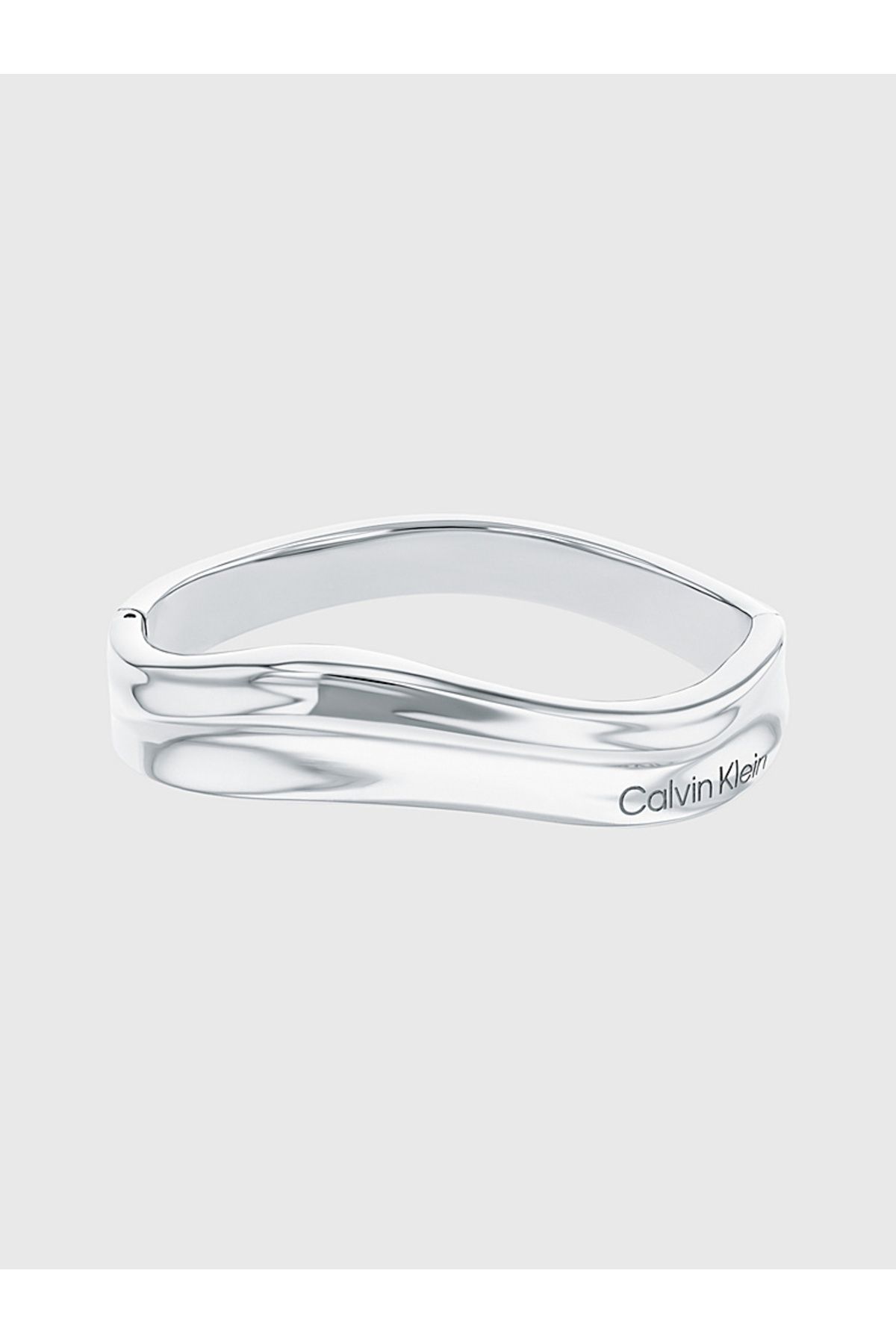 Calvin Klein Organic Shape Hinged Bangle