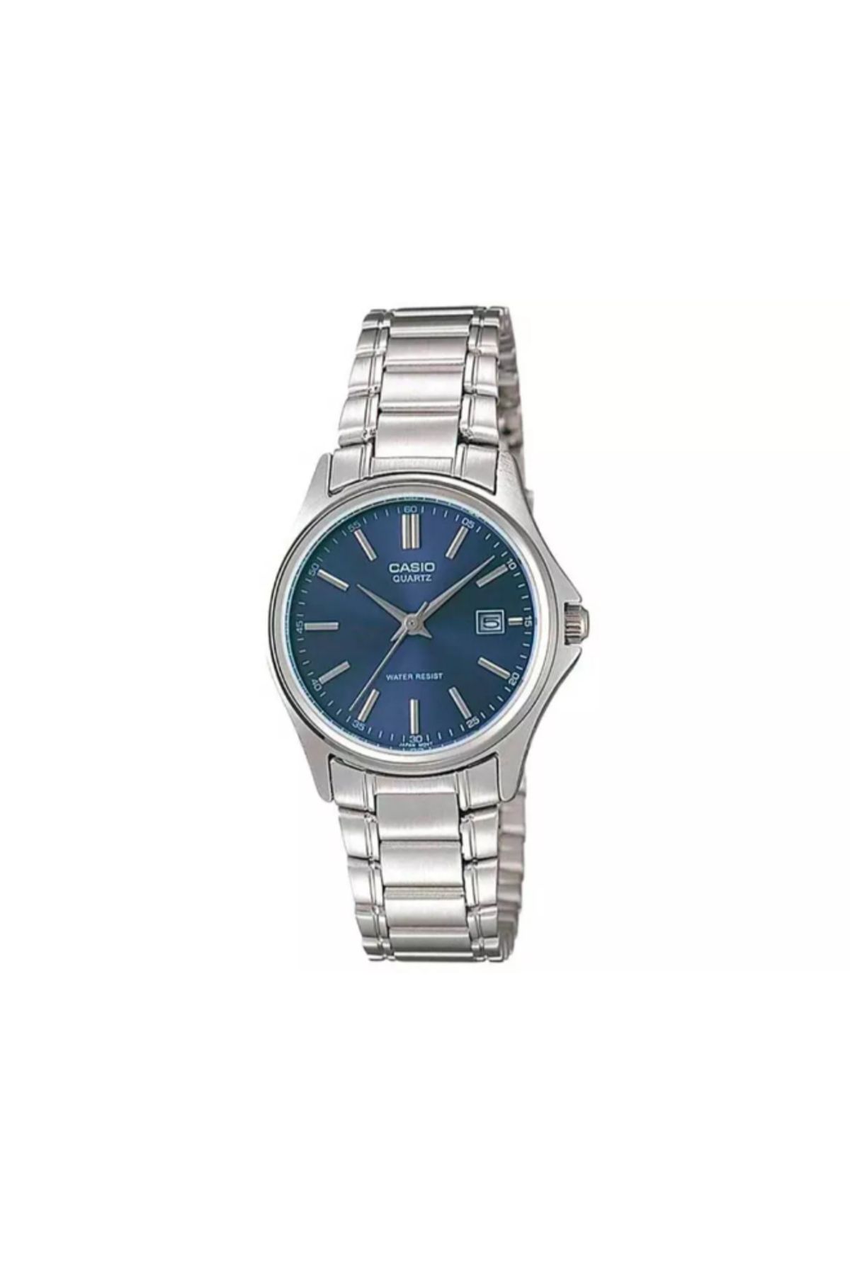 Casio-ساعة كاسيو النسائية التناظرية ذات الميناء الأزرق - LTP-1183A-2A 2