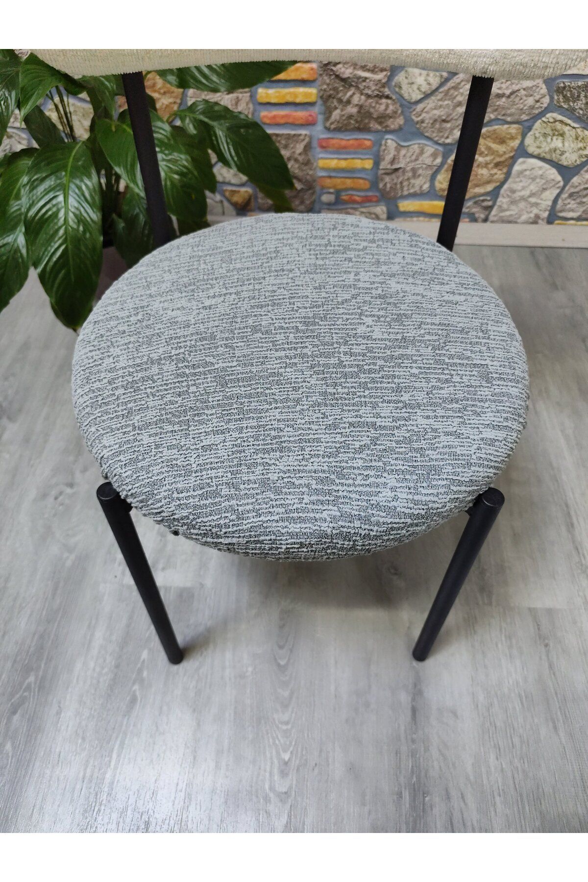 COVER TEKSTİL YENI MODEL SANDALYE KILIFI OTURMA 50X50 AGAÇ KABUĞU