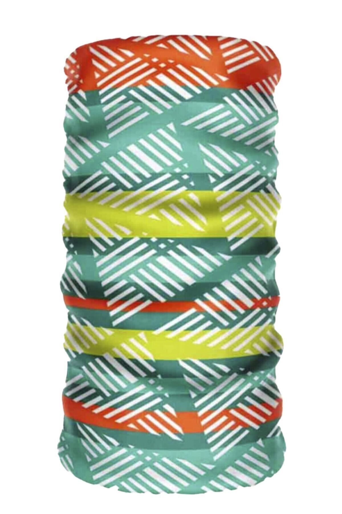 SerenityHaven Geometric Sporcu Saç Bandı Buff Baf Bandana