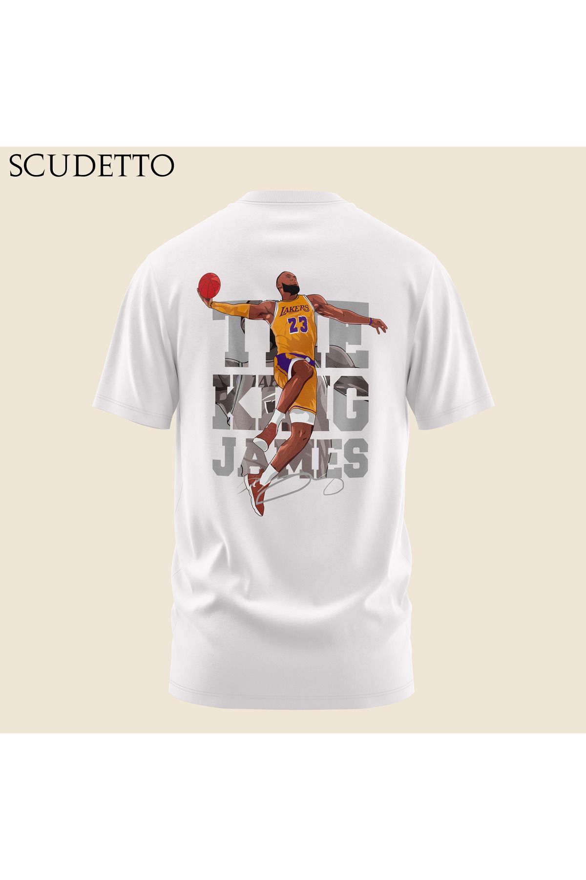 Scudetto T-Shırt Kıng James Unisex Tişört