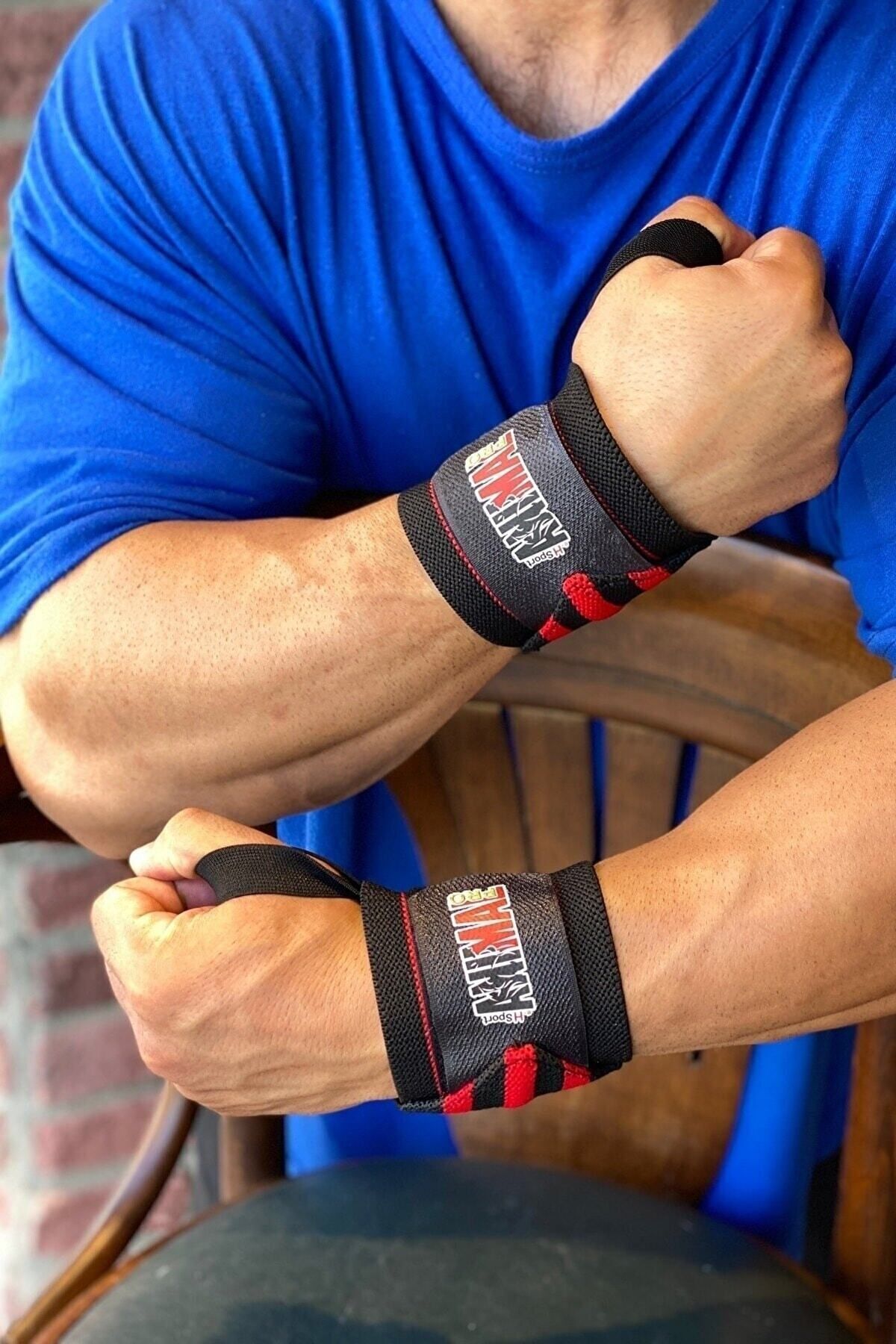 SerenityHaven Fitness Bilek Koruyucu Wrist Wraps – Ağırlık Kaldırma Bileklikleri Bilek Destekli Ayarlanabilir