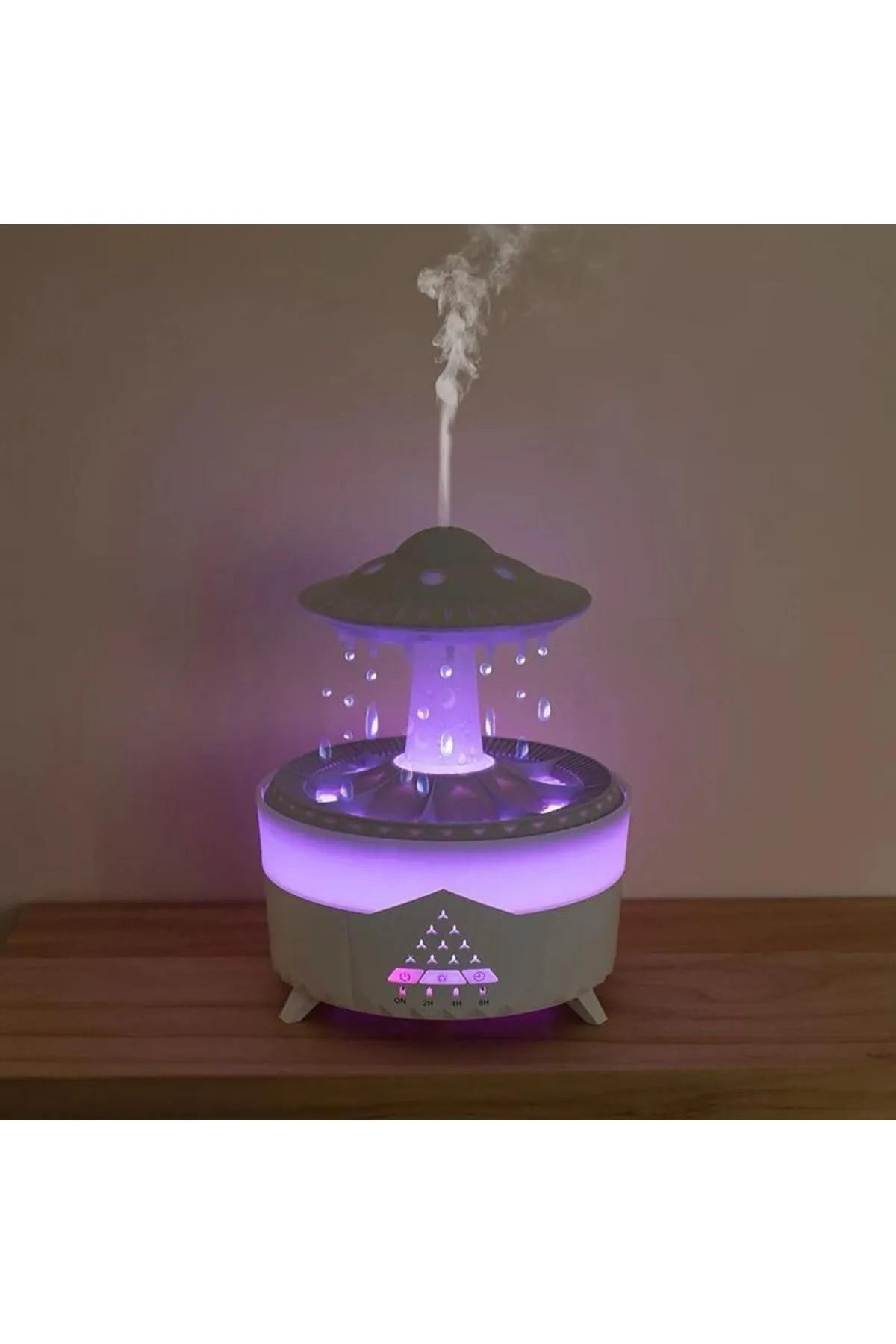 lasttech Ultrasonik Hava Nemlendirici Buhar Makinesi Ve Aroma Difüzörü Işıklı Terapi Aromatik Koku Verici