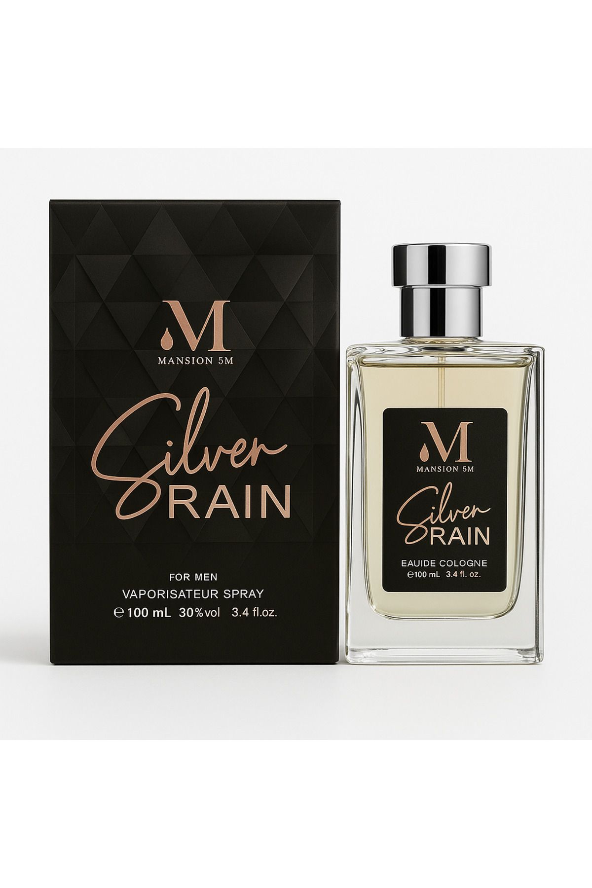 mansion MANSİON 3M SİLVER RAIN ERKEK PARÜM 100 ML