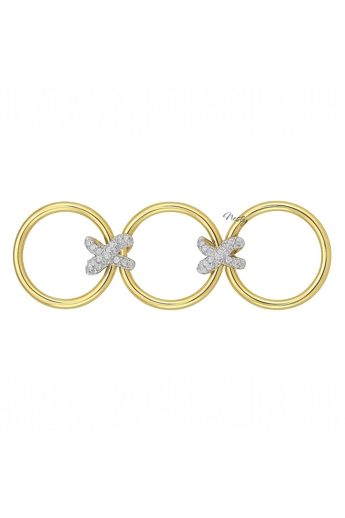 neslyaccessories Dual Bloom Yüzük