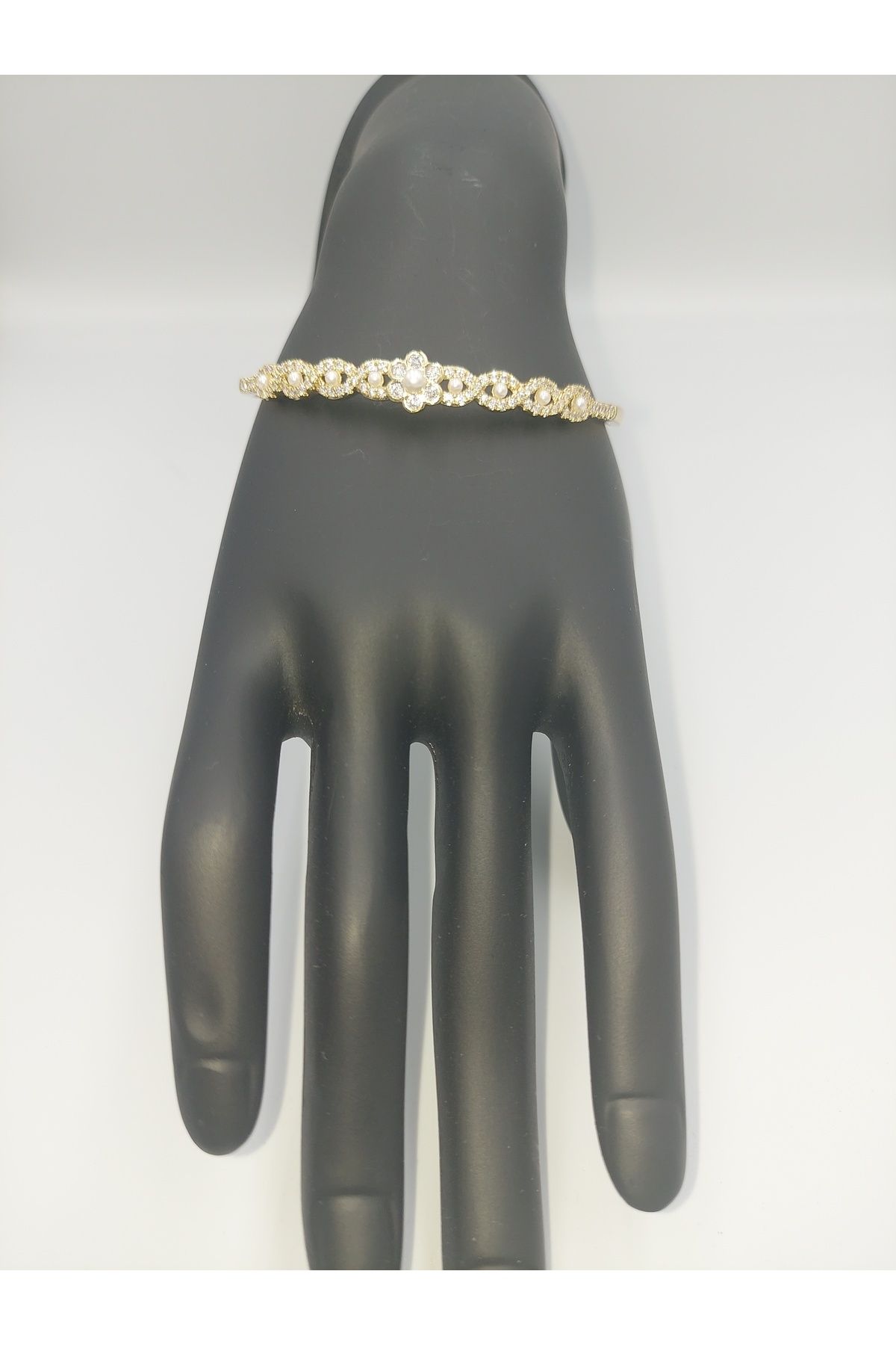 XUPING JEWELRY Xupıng Çelik Altın Rengi Kelepçe Bilezik